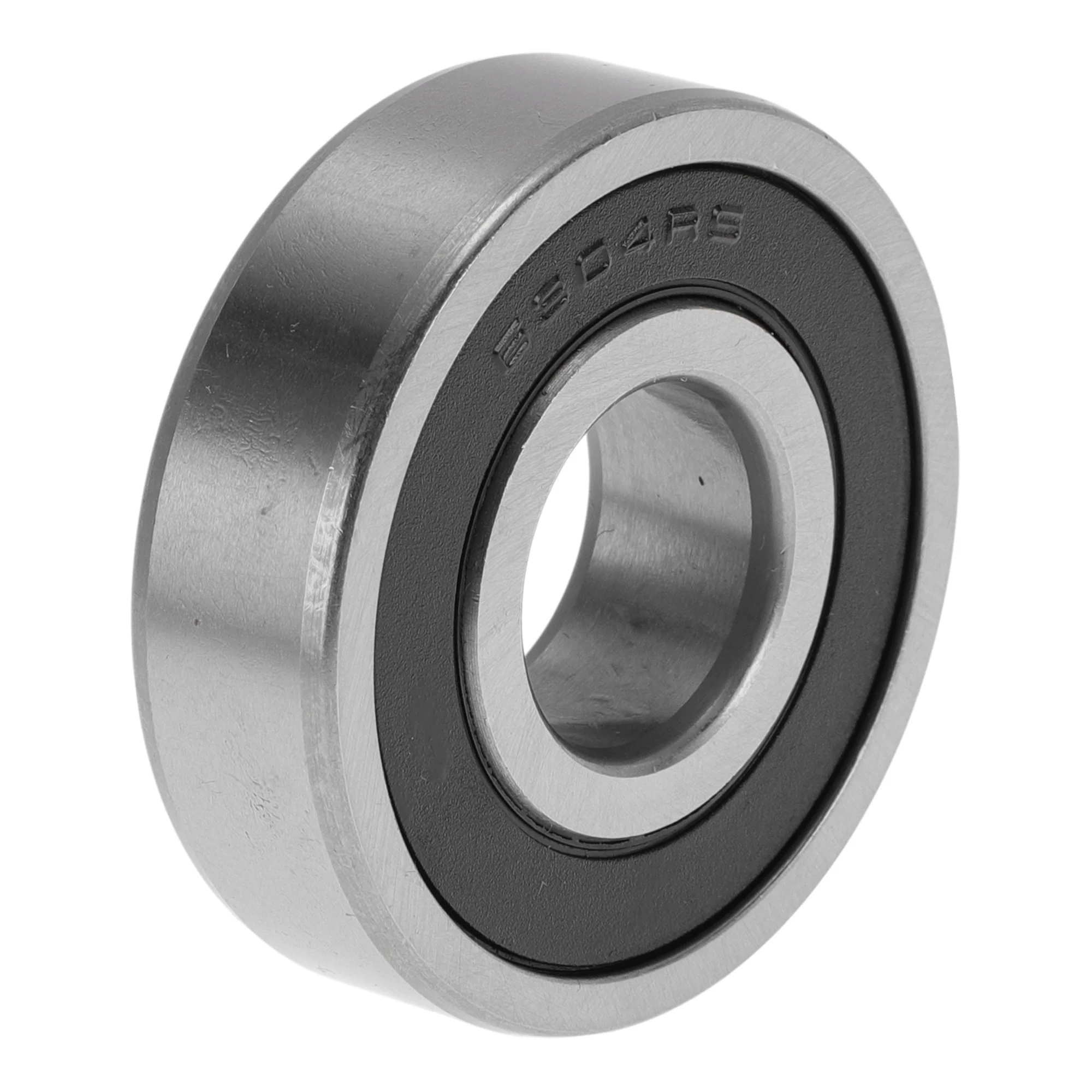 6304VV Deep Groove Ball Bearings 20x52x15mm 1 Pcs Silver Tone
