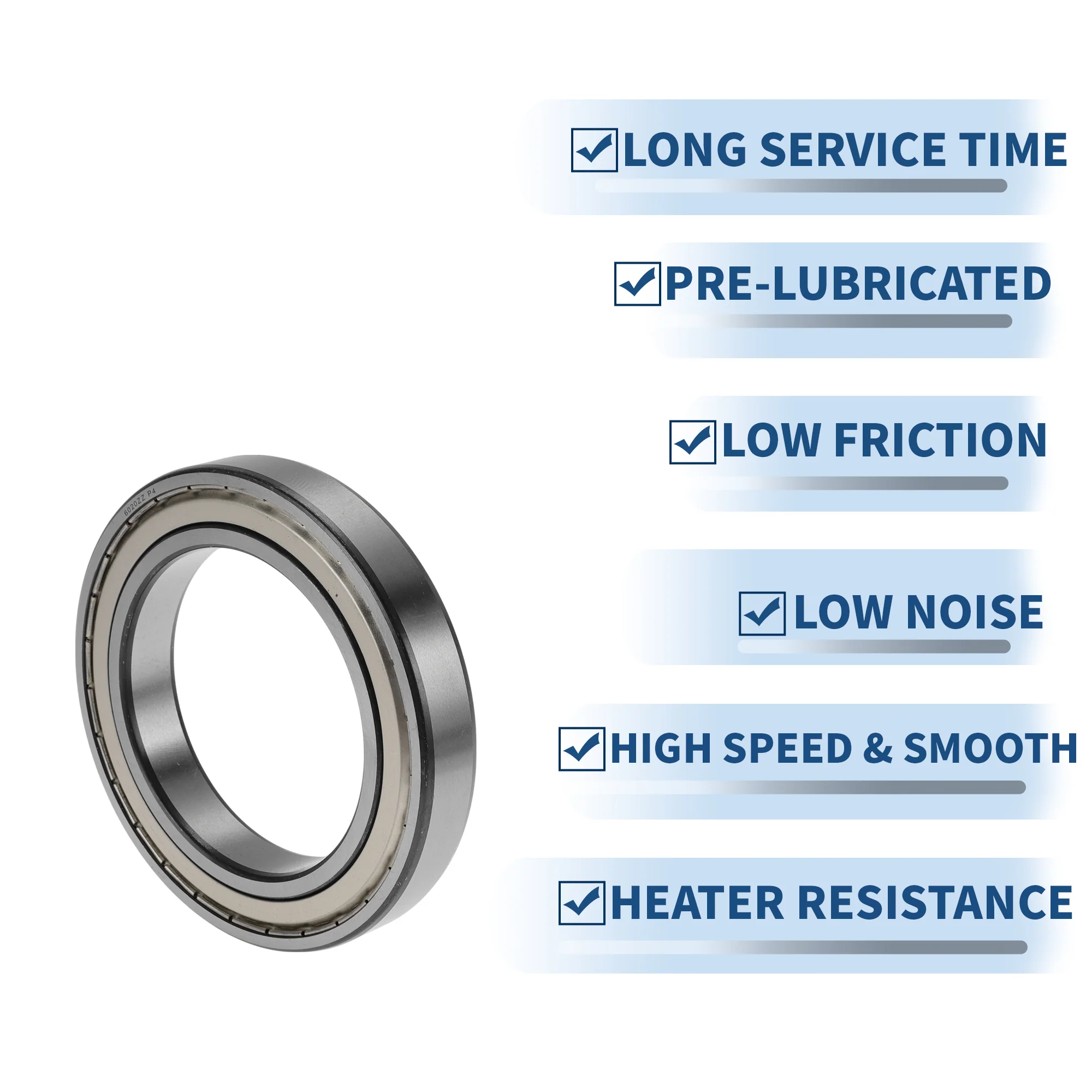 6020ZZ Deep Groove Ball Bearings 100x150x24mm 1 Pcs Silver Tone - Image 5