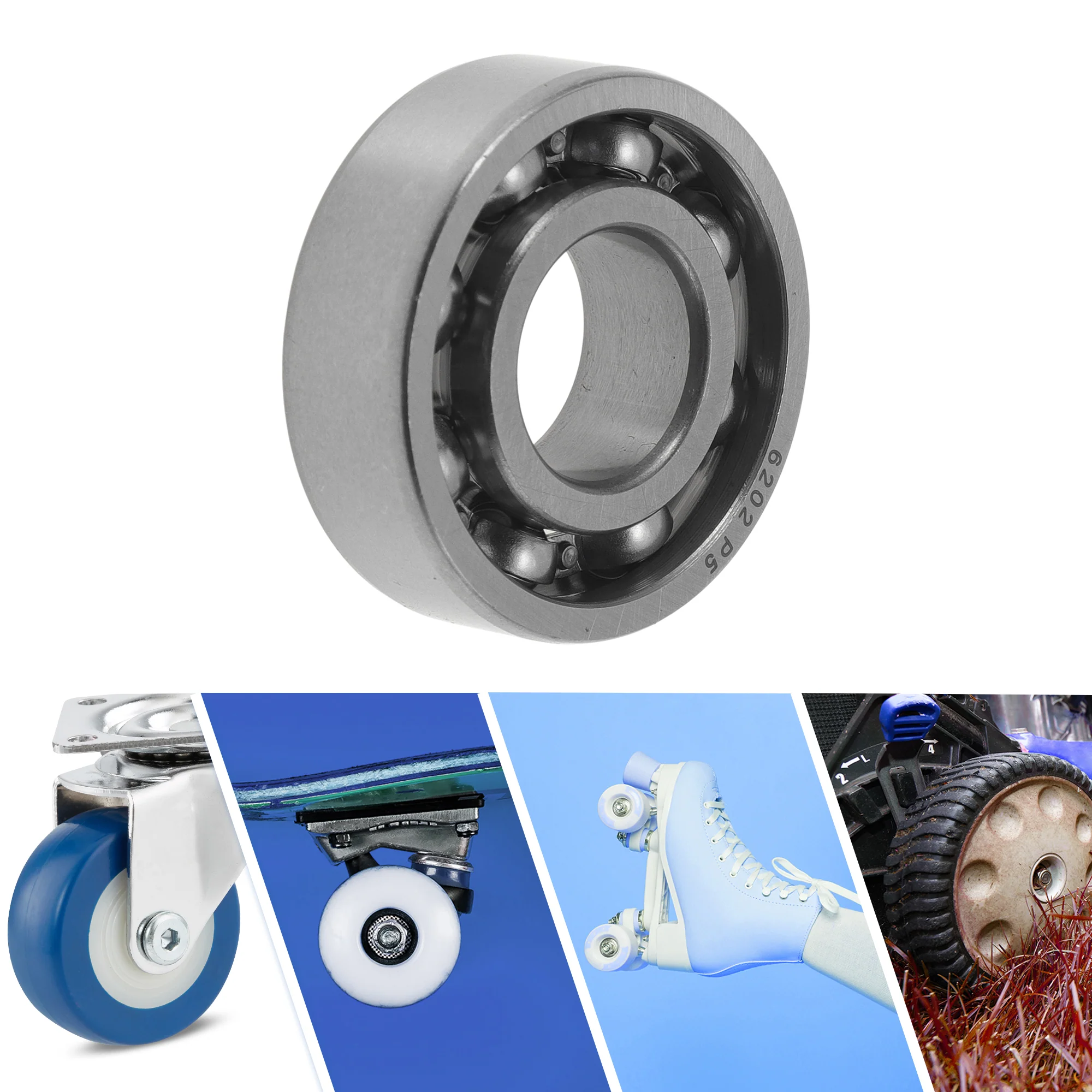 6202 Deep Groove Ball Bearings 15x35x11mm 1Pc Scooter Skateboard Wheel - Image 2