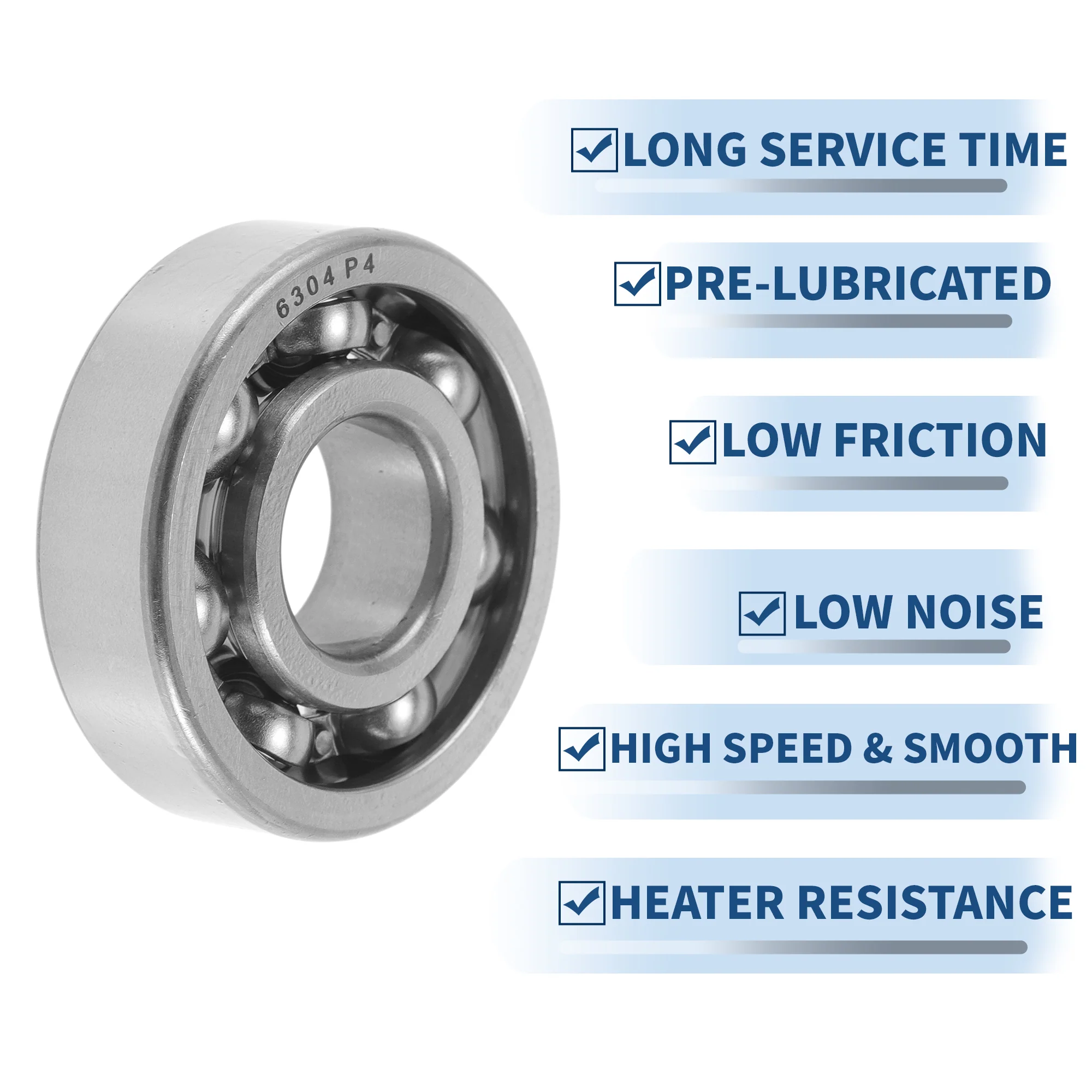 6304 Deep Groove Ball Bearings 20x52x15mm 1Pc Scooter Skateboard Wheel - Image 5