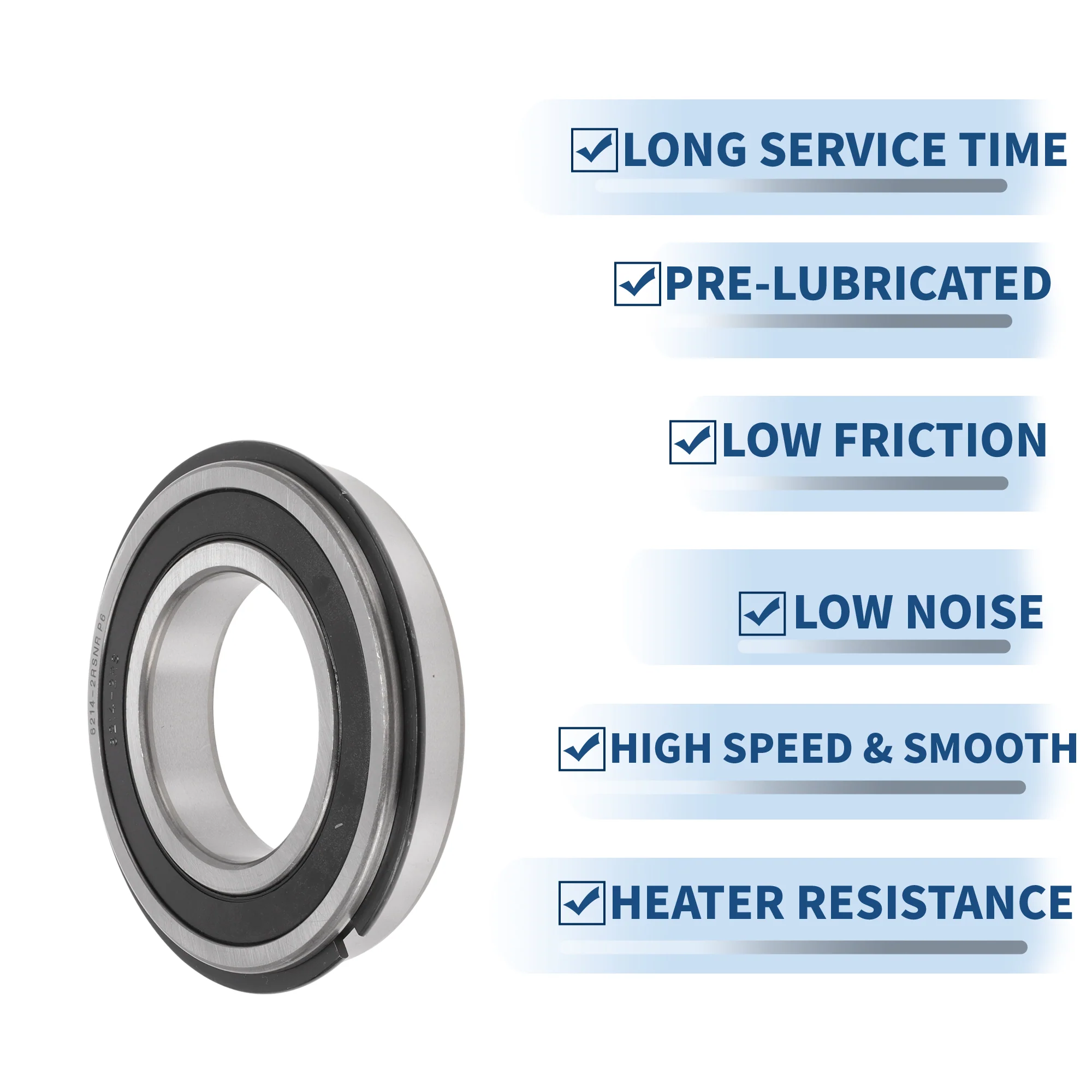 6214NR2RS Deep Groove Ball Bearings 70x125x24mm Scooter Skateboard Wheel - Image 5
