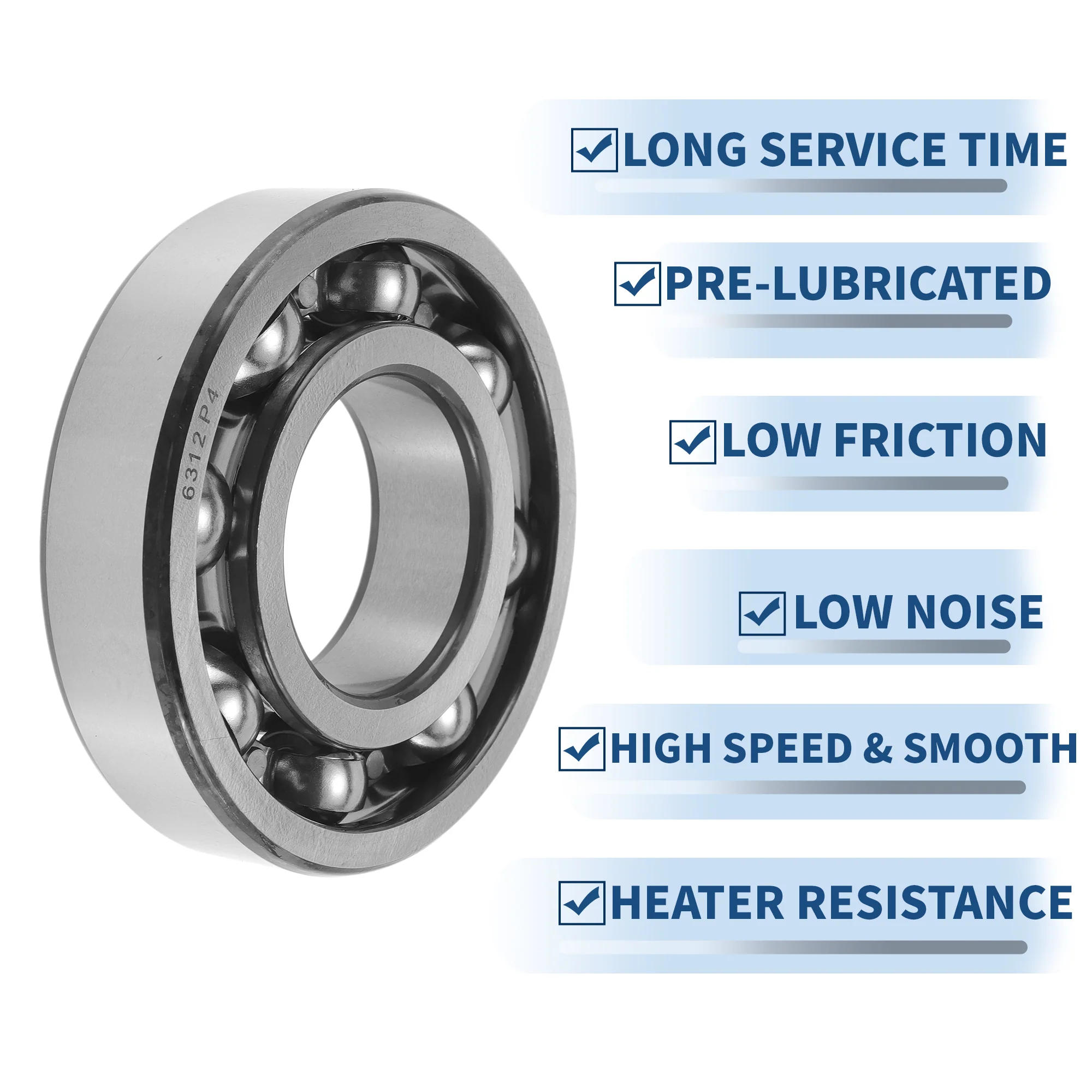 6312 Deep Groove Ball Bearings 60x130x31mm 1 Pc Scooter Skateboard Wheel - Image 5