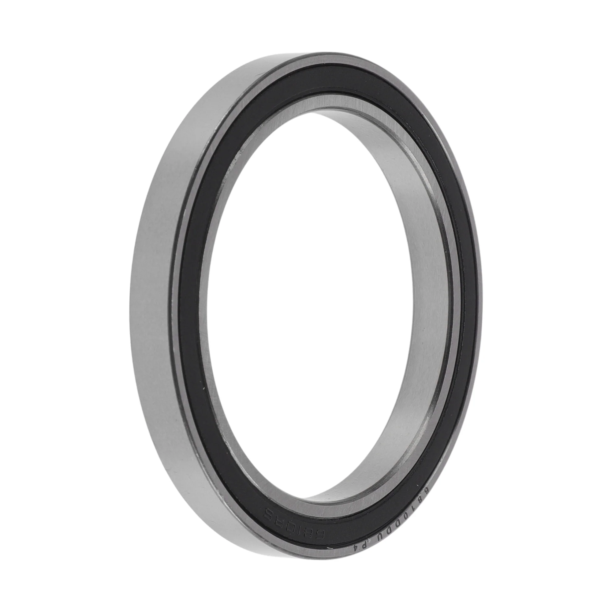 6810DDU Deep Groove Ball Bearings 50x65x7mm Silver Tone Black