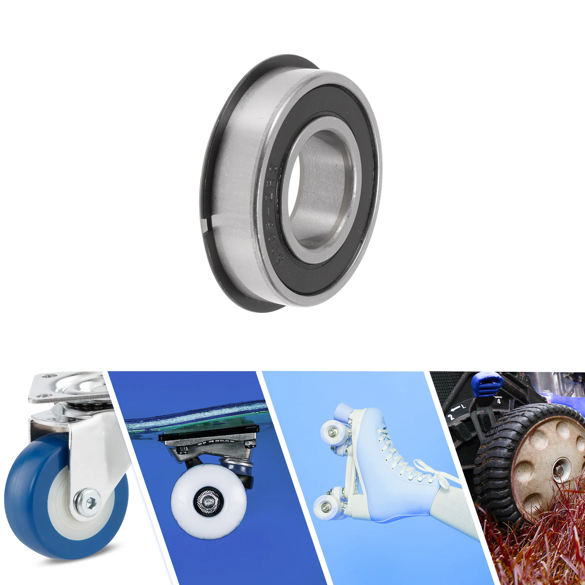 6205NR2RS Deep Groove Ball Bearings 25x52x15mm Scooter Skateboard Wheel - Image 2