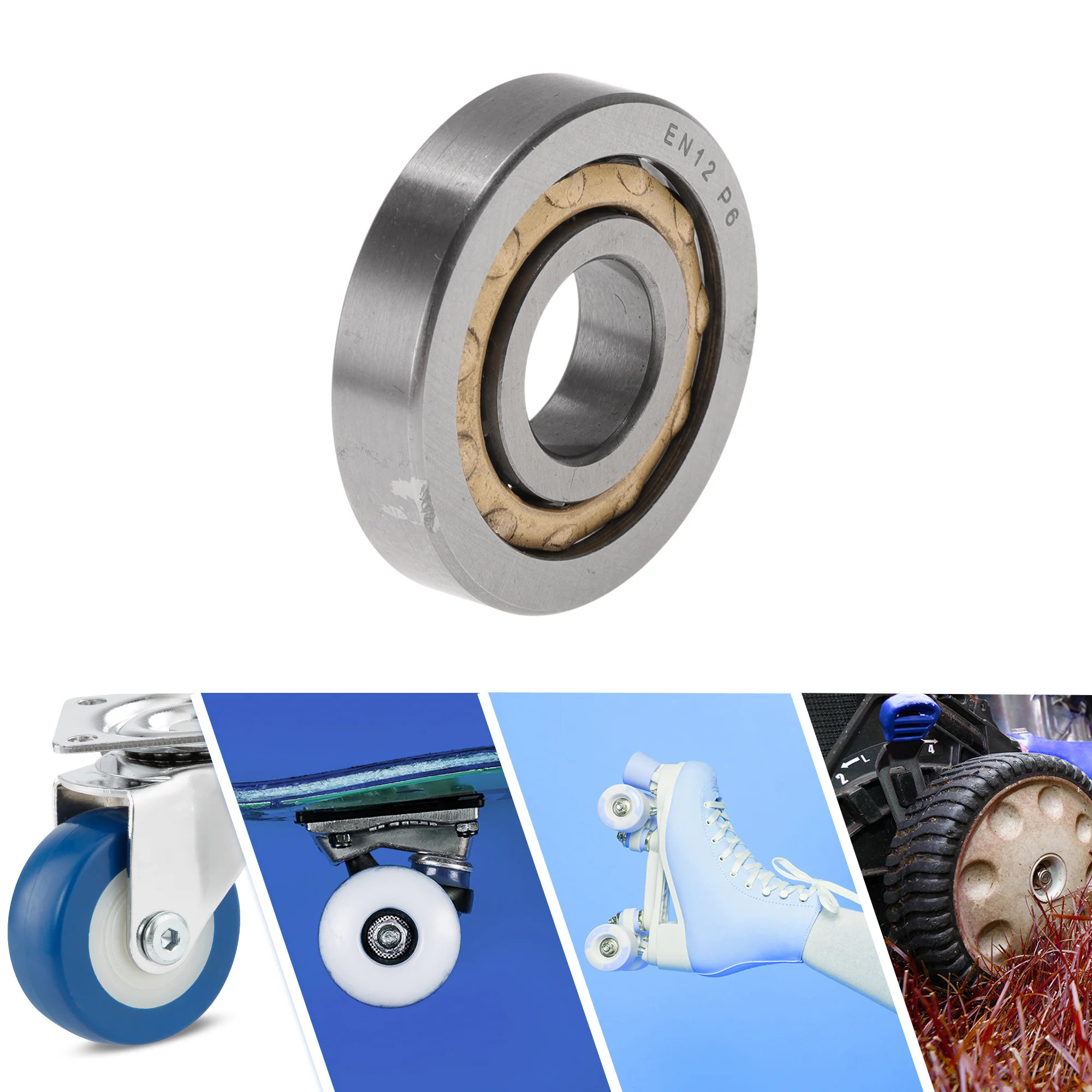 EN12 Deep Groove Ball Bearings 12x32x7mm Scooter Skateboard Wheel - Image 2