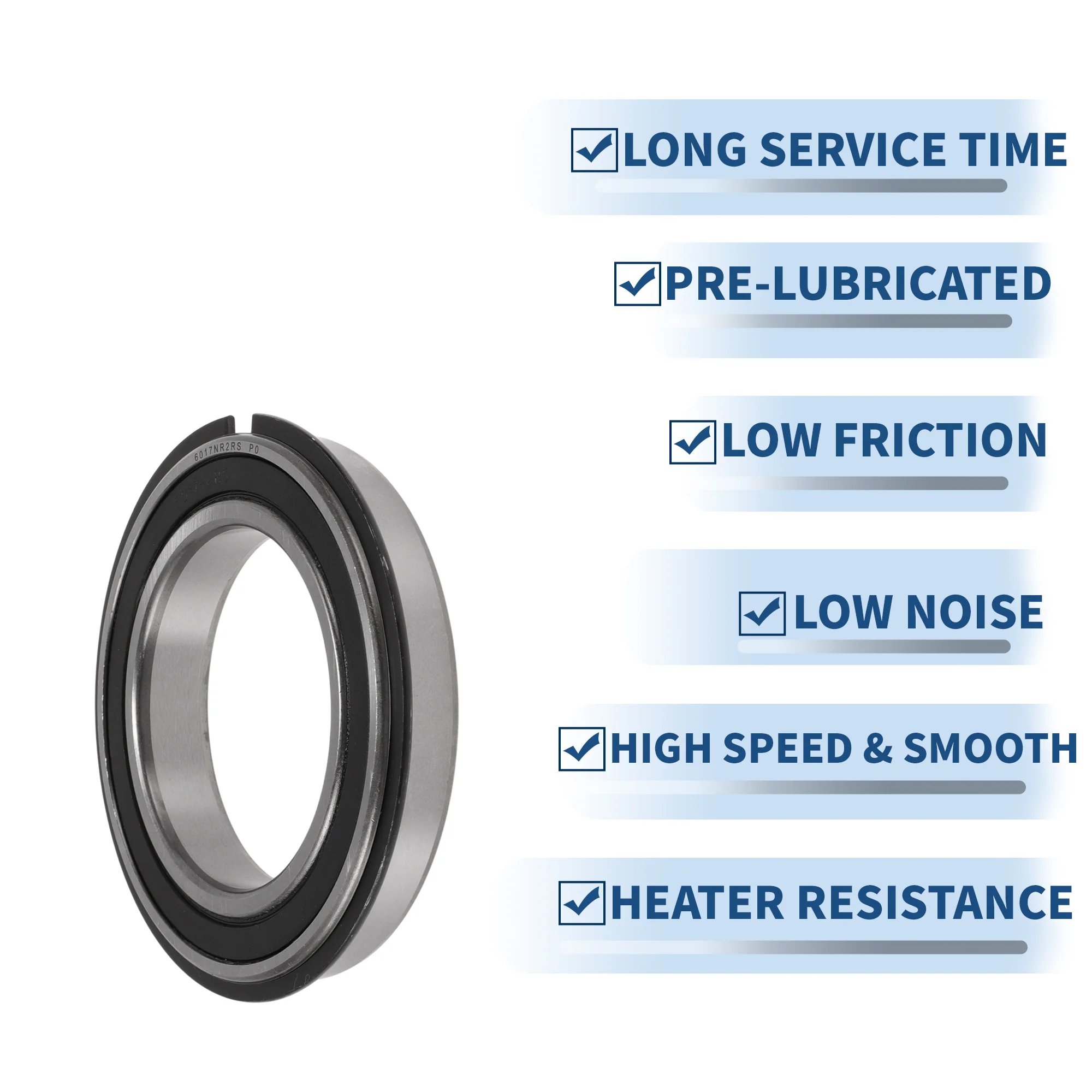 6017NR2RS Deep Groove Ball Bearings 85x130x22mm Scooter Skateboard Wheel - Image 5