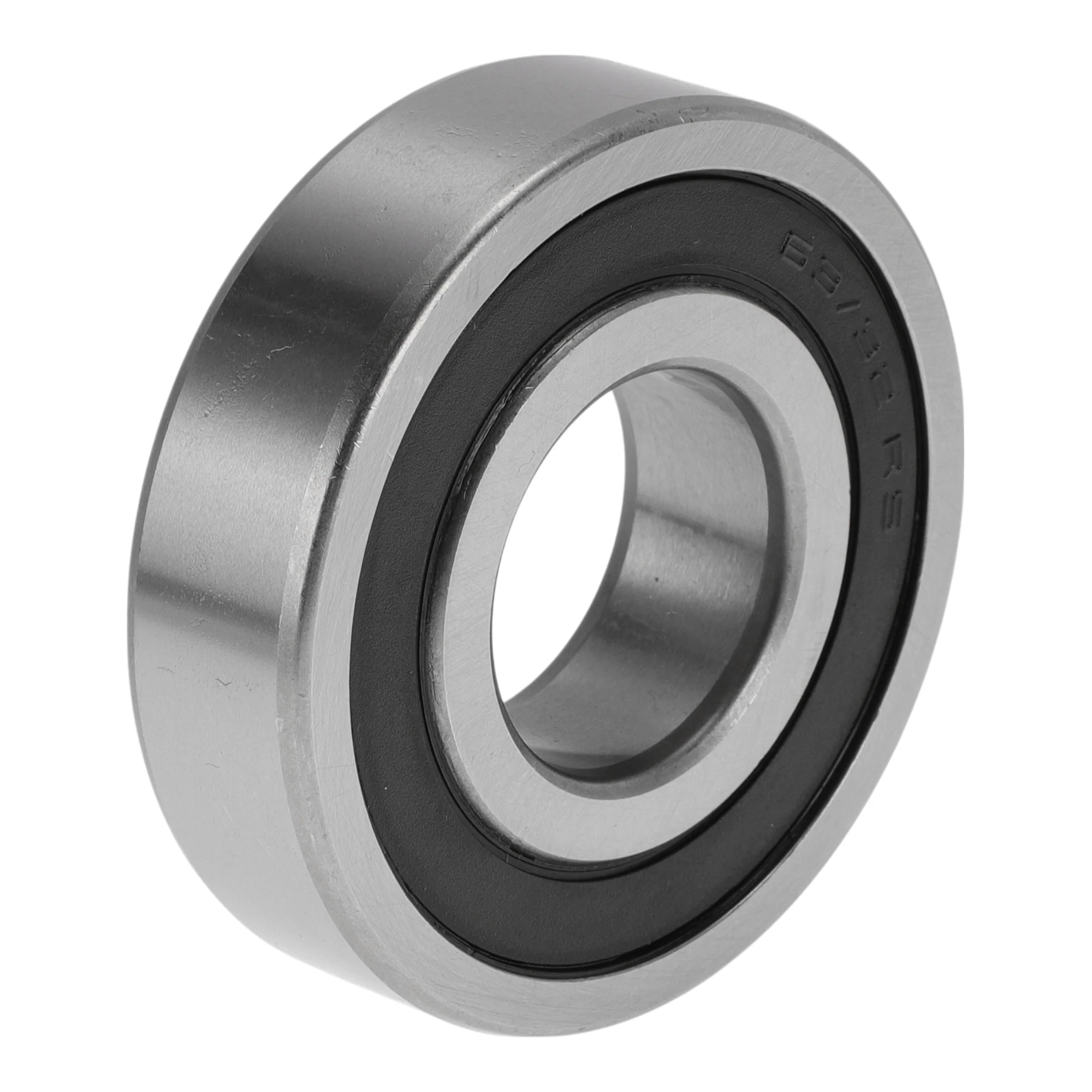 63/32 2RS Deep Groove Ball Bearings 32x75x20mm 1 Pcs Silver Tone