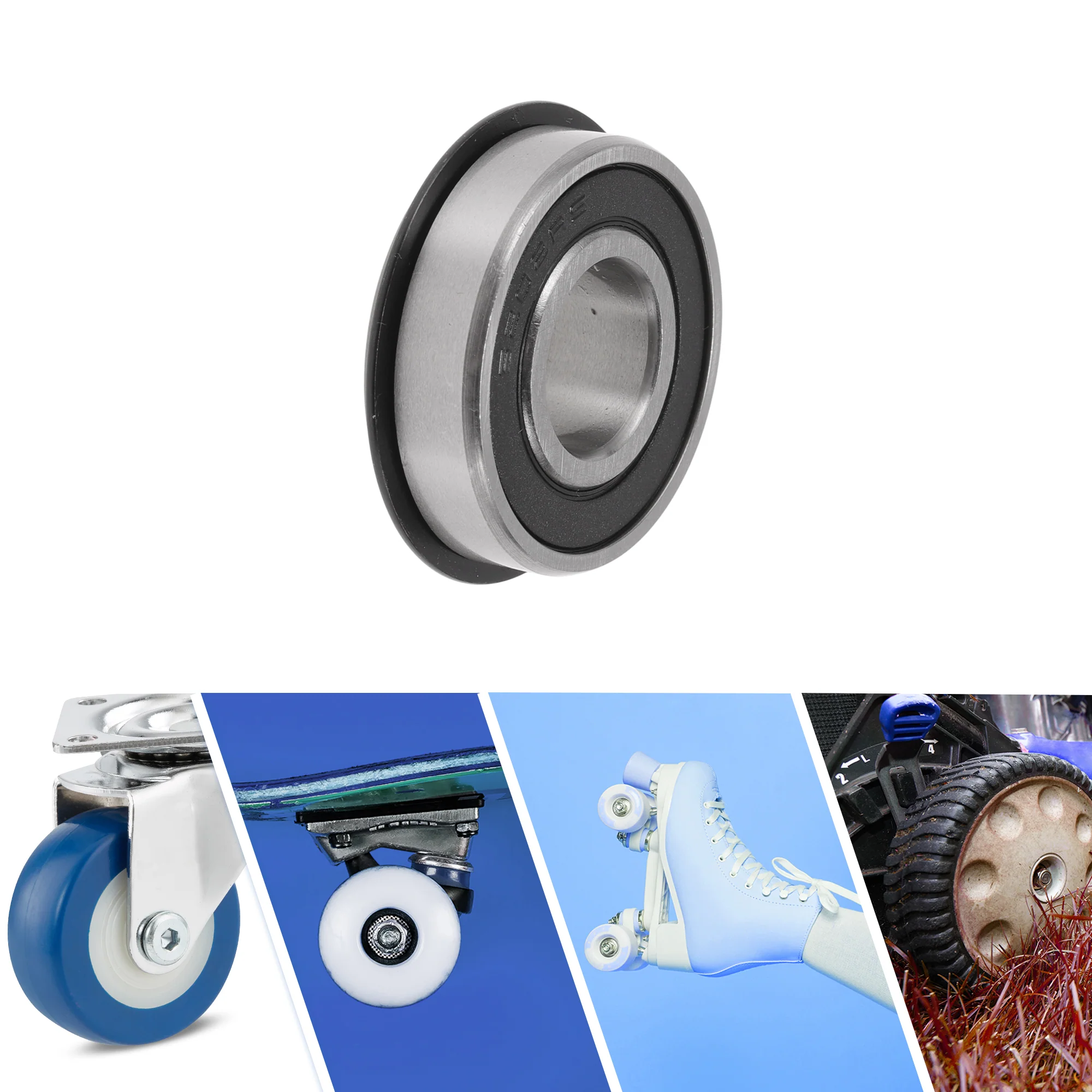 6202NR2RS Deep Groove Ball Bearings 15x35x11mm Scooter Skateboard Wheel - Image 2