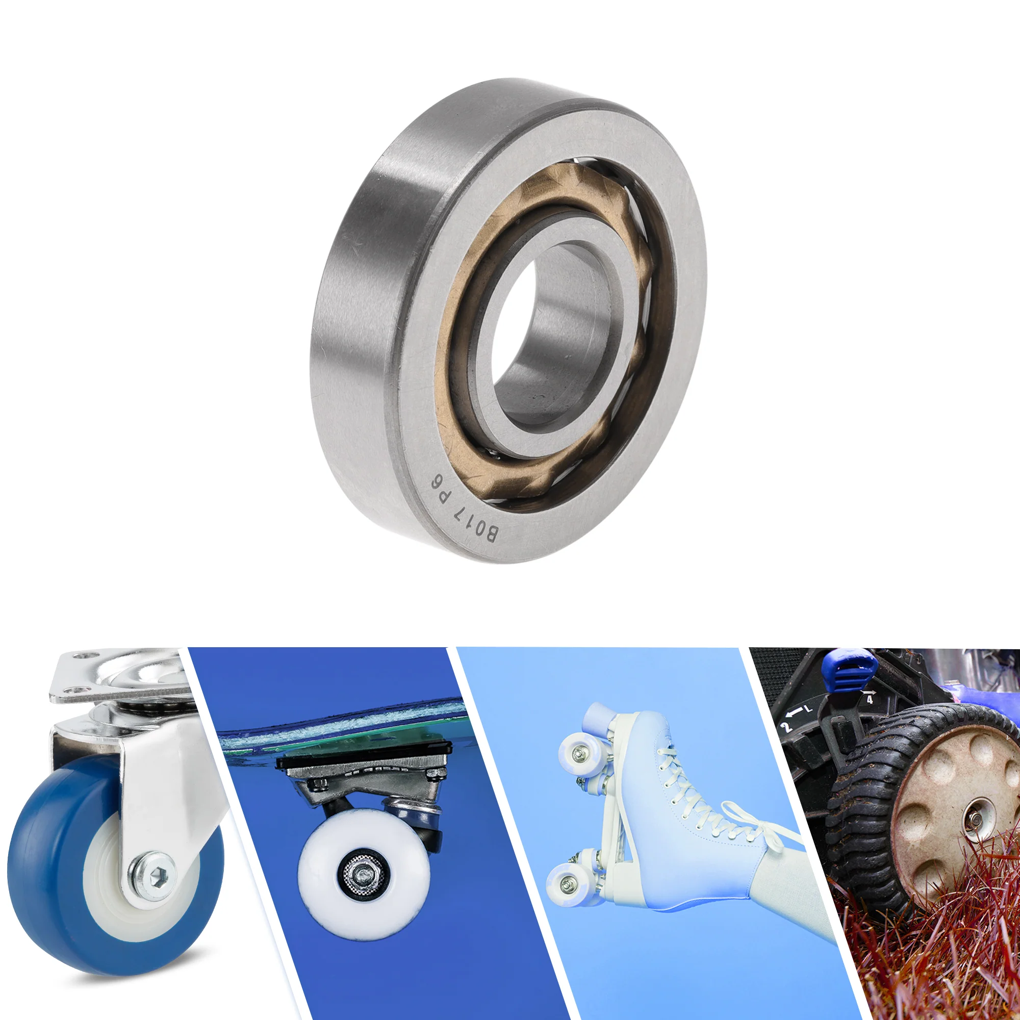 BO17 Deep Groove Ball Bearings 17x44x11mm Scooter Skateboard Wheel - Image 2