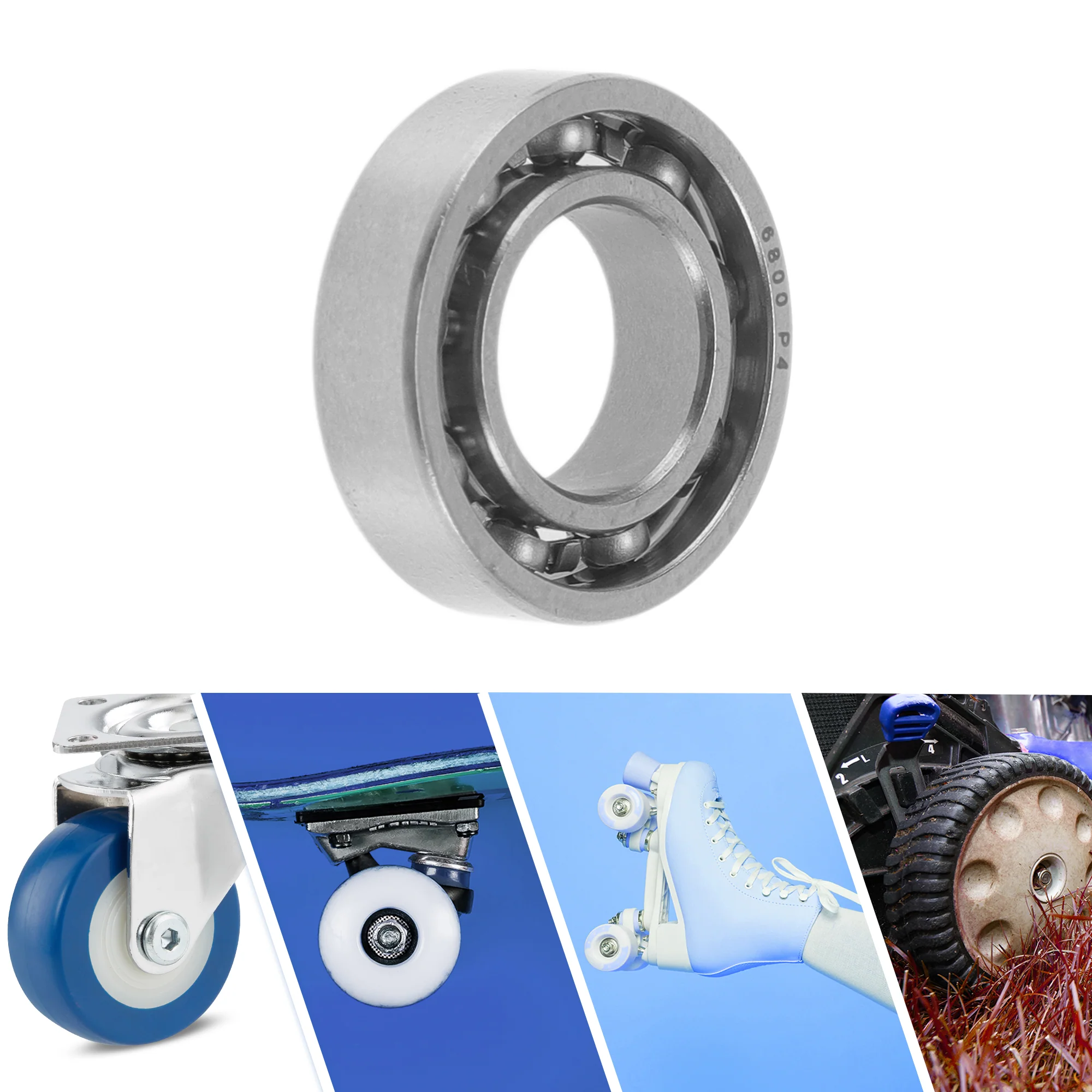 6800 Deep Groove Ball Bearings 10x19x5mm 1Pc Scooter Skateboard Wheel - Image 2