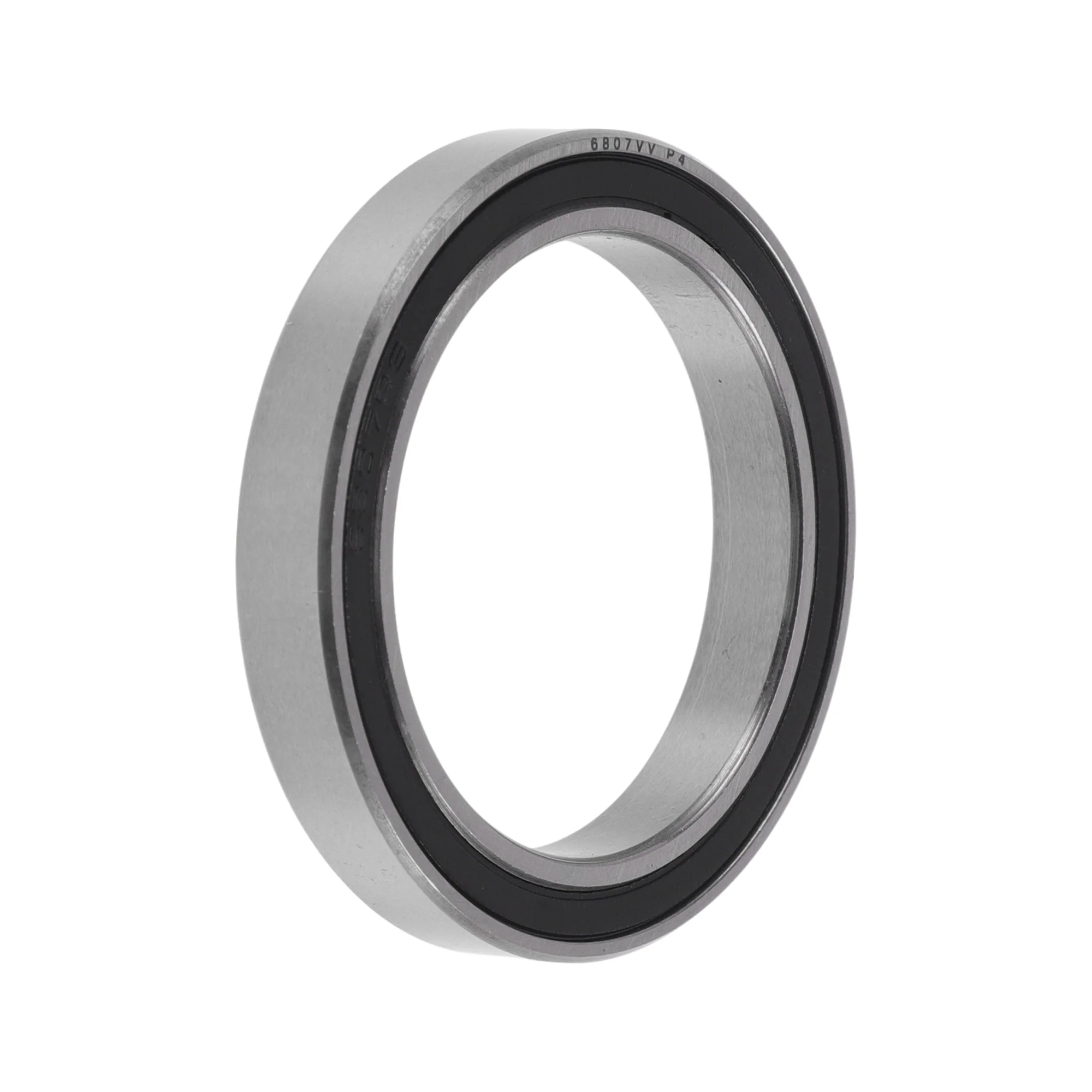 6807VV Deep Groove Ball Bearings 35x47x7mm Silver Tone Black