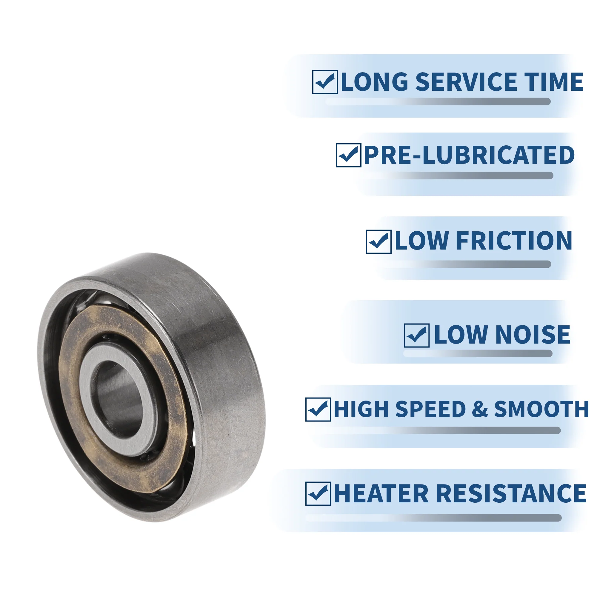E6 Deep Groove Ball Bearings 6x21x7mm Scooter Skateboard Wheel - Image 5
