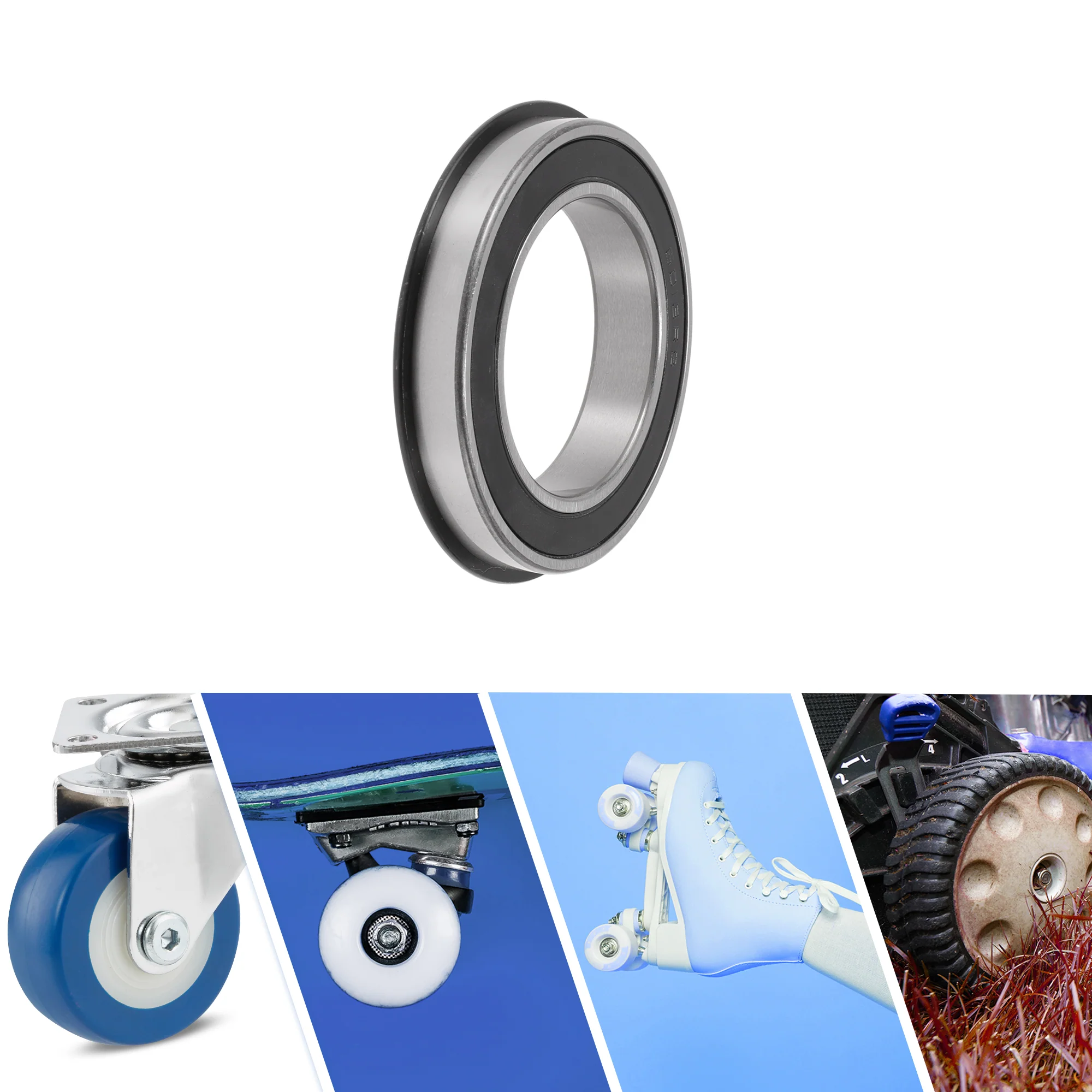 6013NR2RS Deep Groove Ball Bearings 65x100x18mm Scooter Skateboard Wheel - Image 2