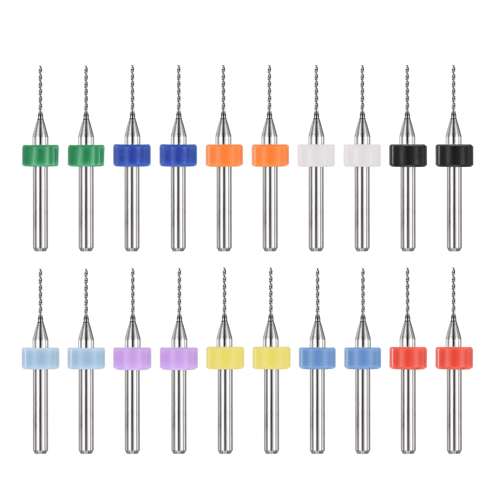 0.75mm Micro Drill Bits 3.175mm Shank Carbide for Print Circuit Board 20pcs