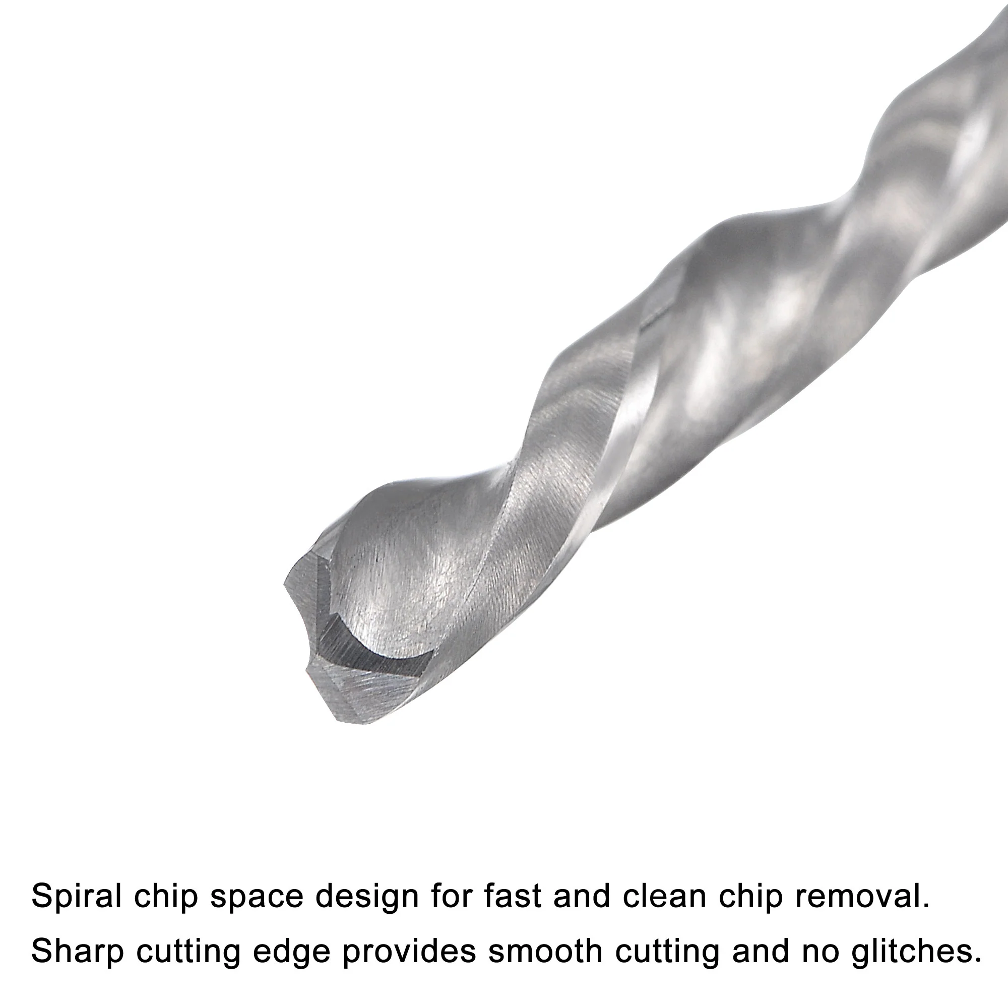 Uxcell 2.7mm Solid Carbide Left Hand Spiral Flutes Twist Drill Bit for Alloy Metal 2pcs - Image 3