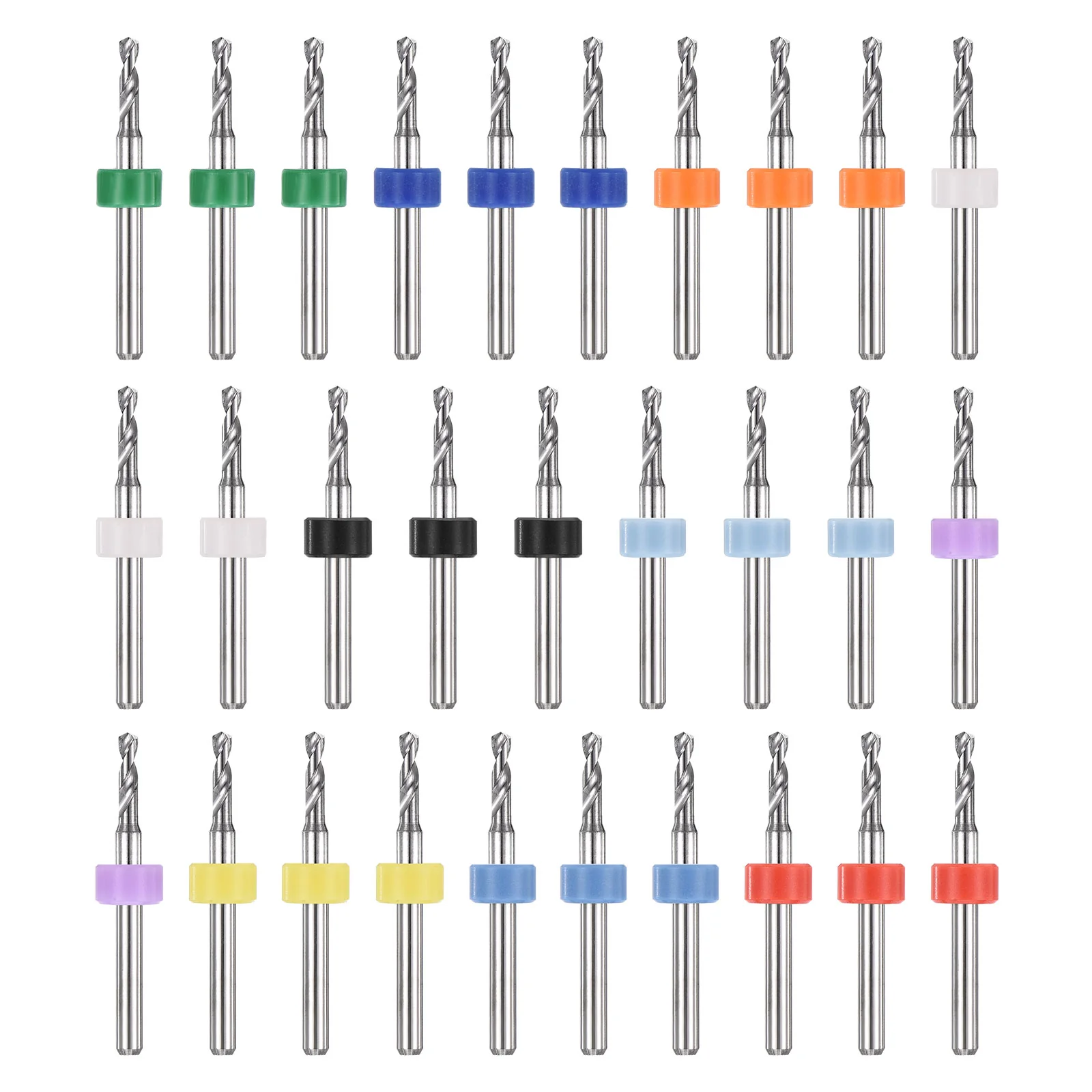 2.35mm Micro Drill Bits 3.175mm Shank Carbide for Print Circuit Board 30pcs