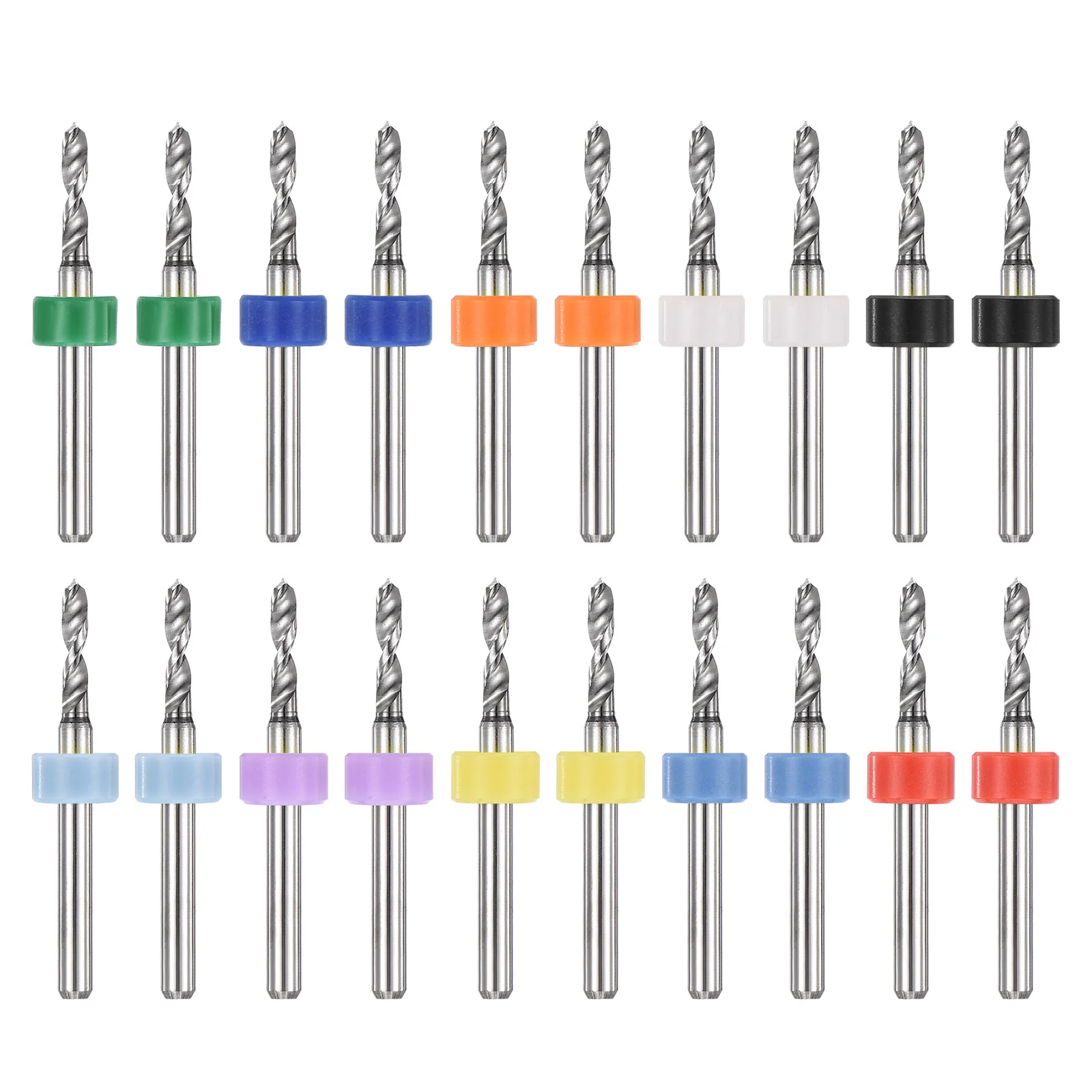 2.4mm Micro Drill Bits 3.175mm Shank Carbide for Print Circuit Board 20pcs