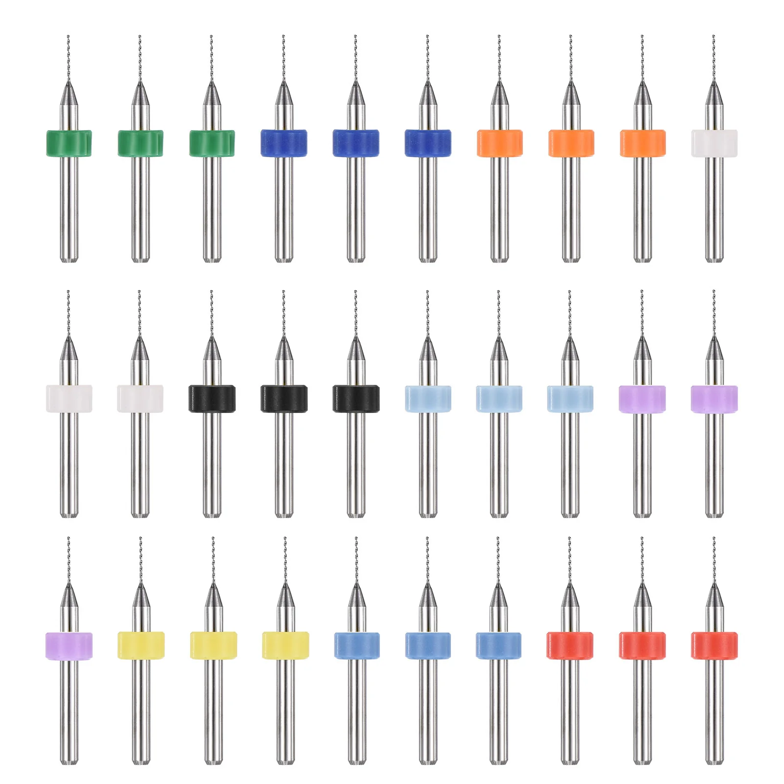 0.55mm Micro Drill Bits 3.175mm Shank Carbide for Print Circuit Board 30pcs