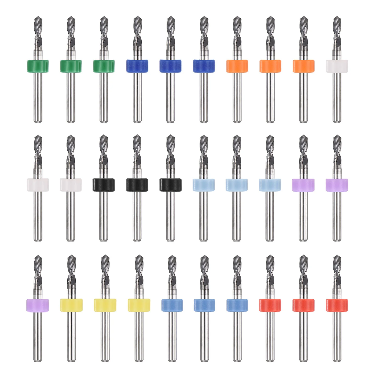 2.95mm Micro Drill Bits 3.175mm Shank Carbide for Print Circuit Board 30pcs