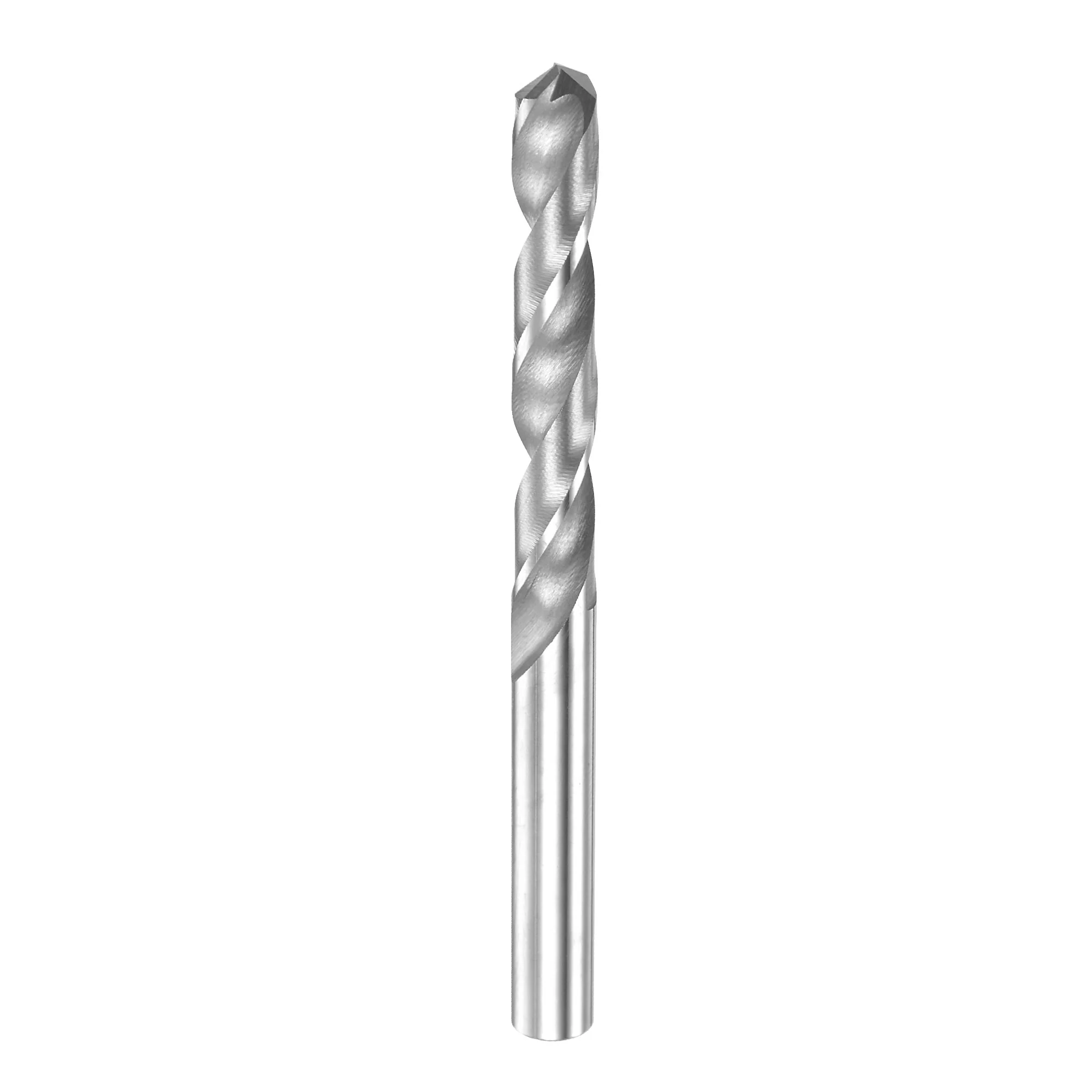 Uxcell 4.9mm Carbide Spiral Flute Straight Shank Twist Drill Bit for Stainless Steel