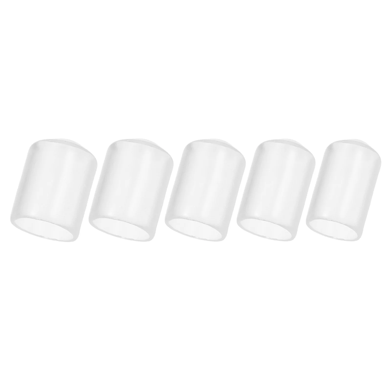 Uxcell 100pcs Rubber End Caps 1/2" 9/16" 5/8" 11/16" 3/4" Clear - Image 3