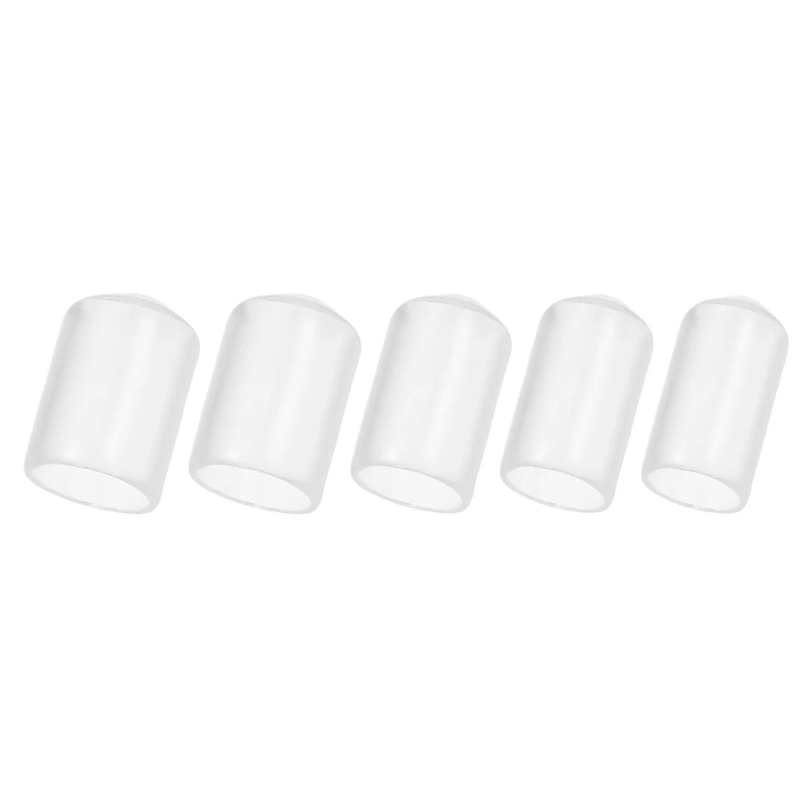 Uxcell 100pcs Rubber End Caps Protective Caps 9mm 10mm 11mm 12mm 13mm Clear - Image 3