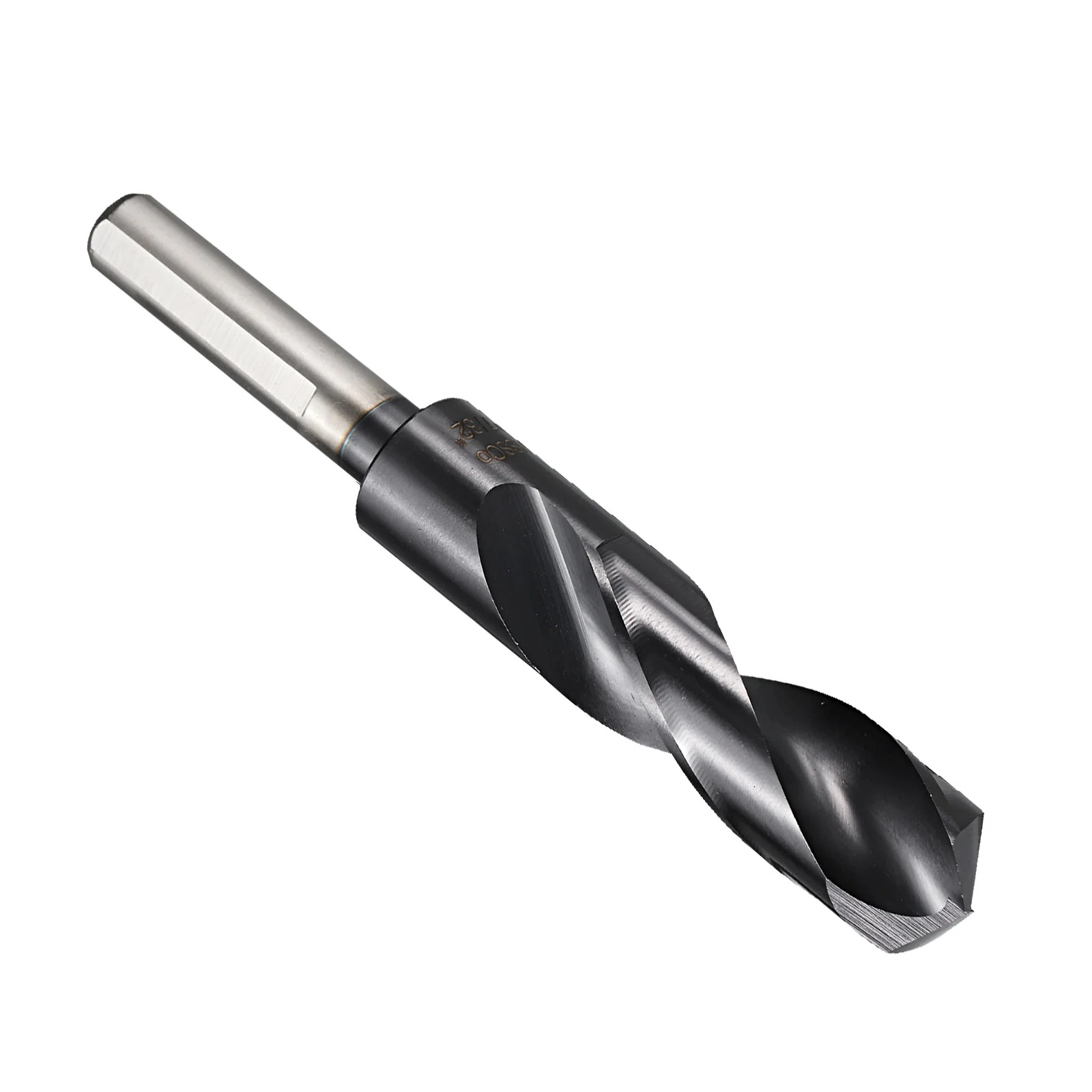 27/32" Drill Bit 1/2" Reduced Shank 3-Flat M35 5% Cobalt HSS Alumina