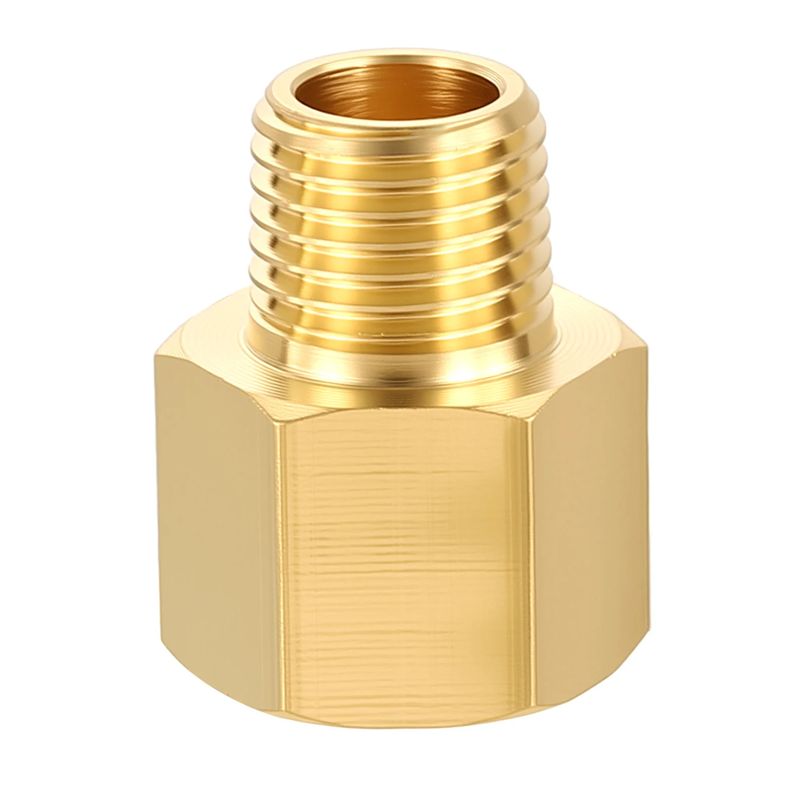 1Pack Brass Pipe Fitting, M16*1.5 FeMale x M14*1.5 Male Pipe Extension Connector