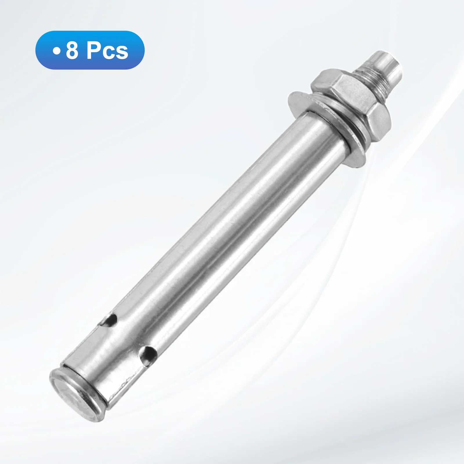 M6x60mm Expansion Bolts, 8 Pcs Stainless Steel External Hex Expansion Screw Bolt - Image 3