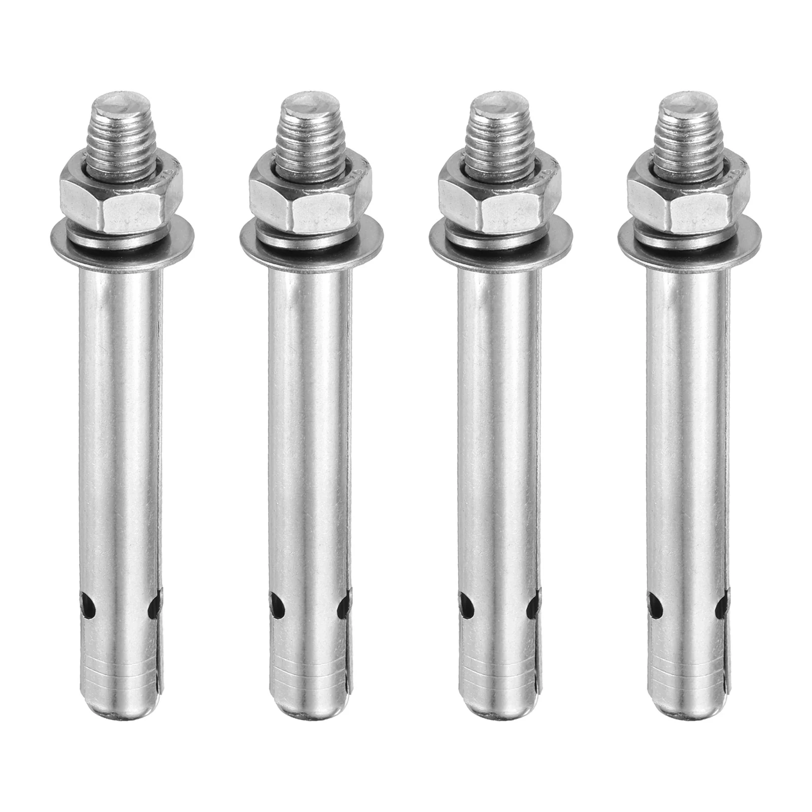M8x80mm Expansion Bolts, 4 Pcs Stainless Steel External Hex Expansion Screw Bolt