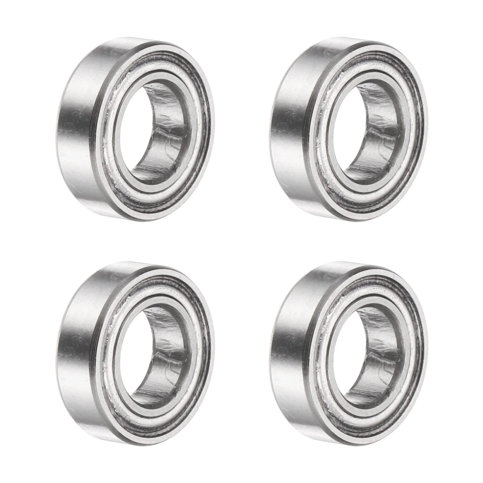 Uxcell 4Pcs SMR137ZZ Deep Groove Ball Bearings, 7x13x4mm 440C Double Sealed Bearing