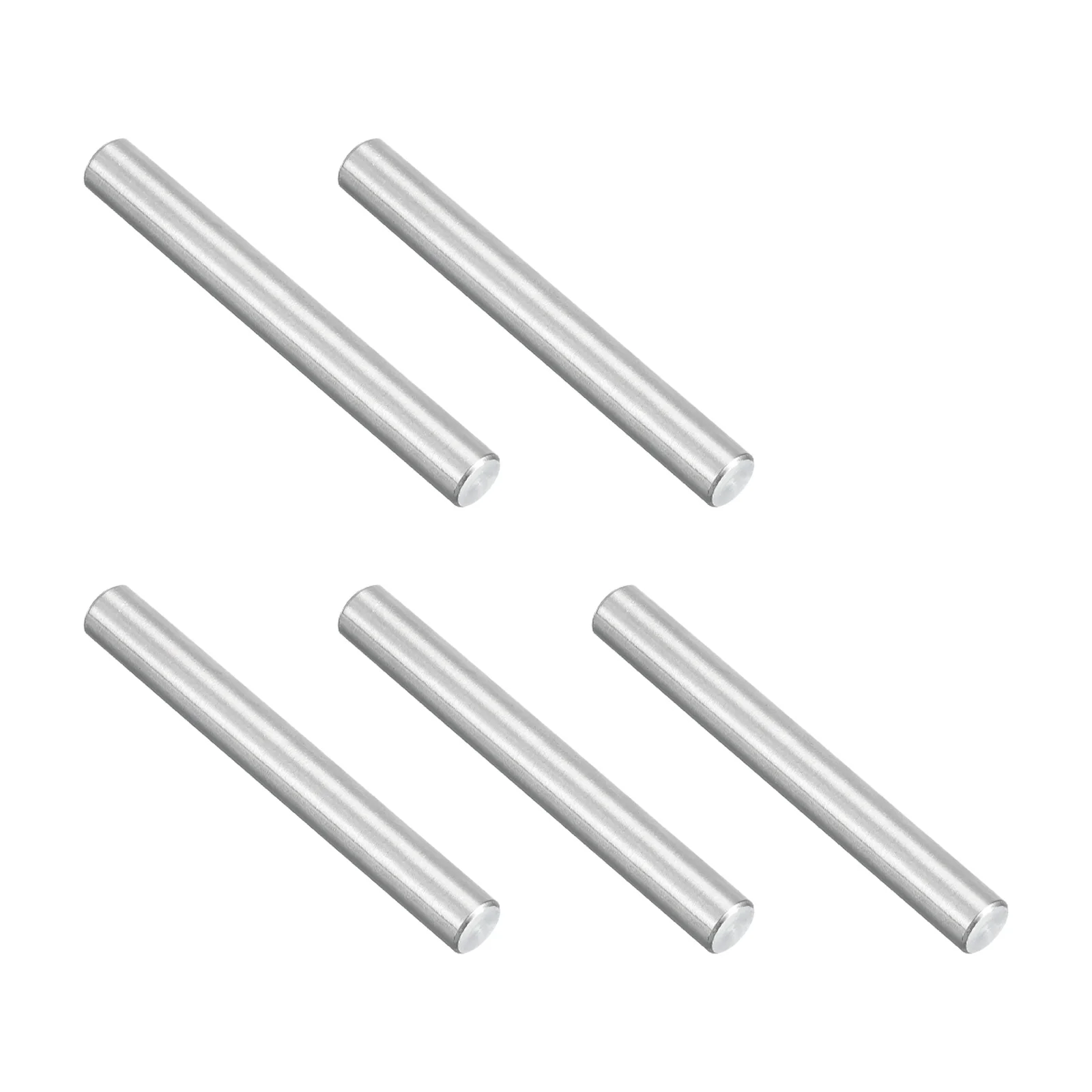 5 Pcs Marine Grade 316 Stainless Steel Dowel Pins 8mm x 70mm Round Metal Rods