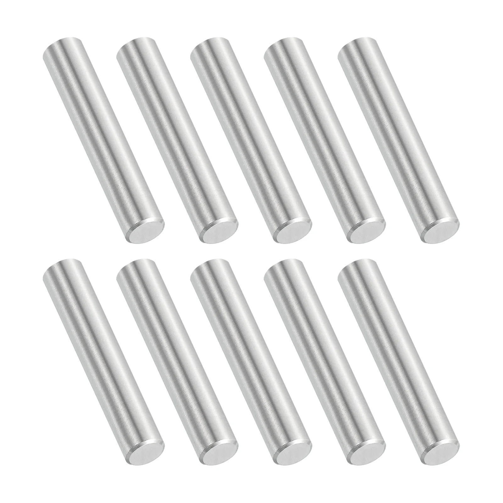 5 Pcs Marine Grade 316 Stainless Steel Dowel Pins 10mm x 50mm Round Metal Rods