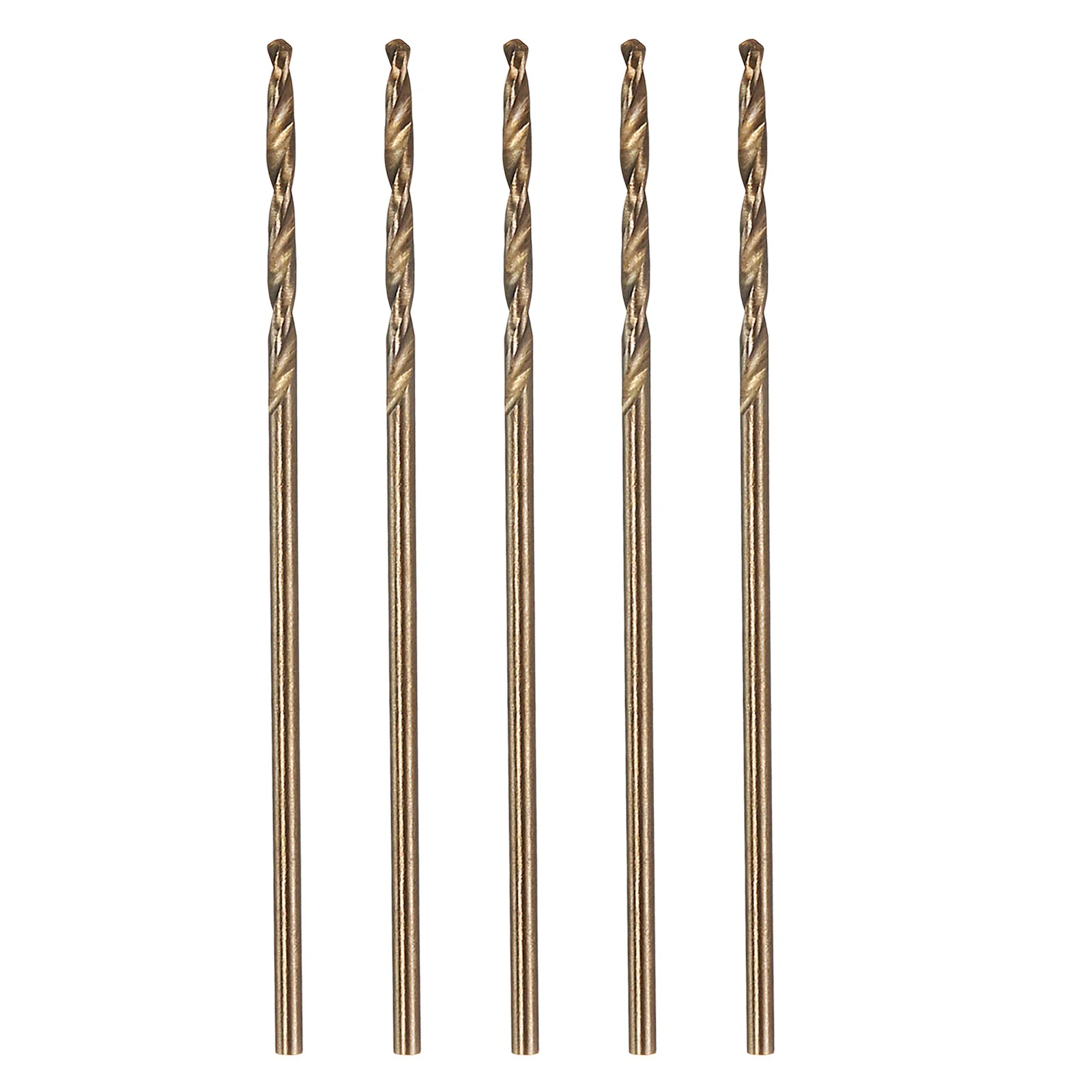 5pcs Drill Bit - #55 4341 HSS Gold Woodworking Handicraft