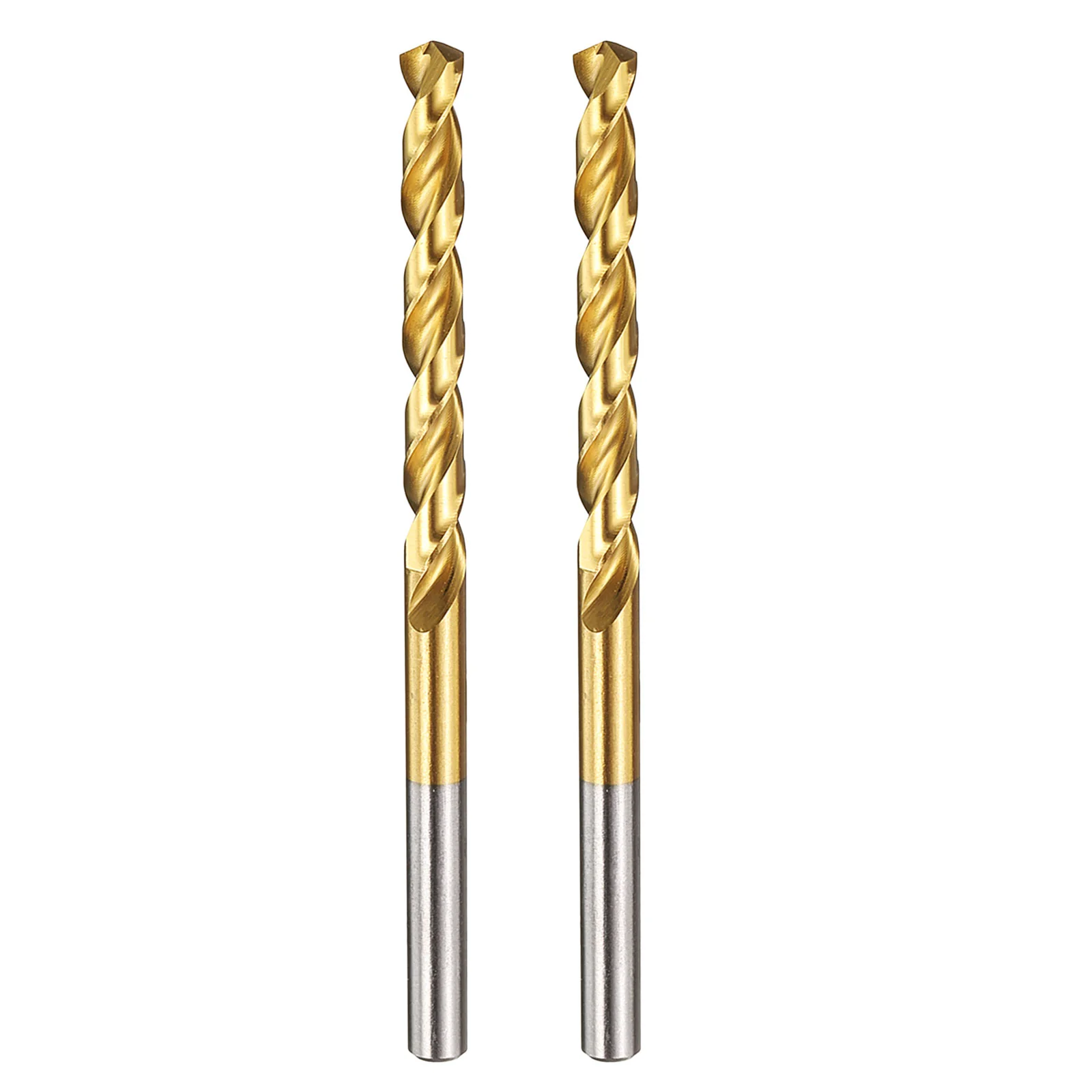 2pcs Drill Bit - 5.1mm HSS Cobalt TiN for Woodworking Handicraft Use