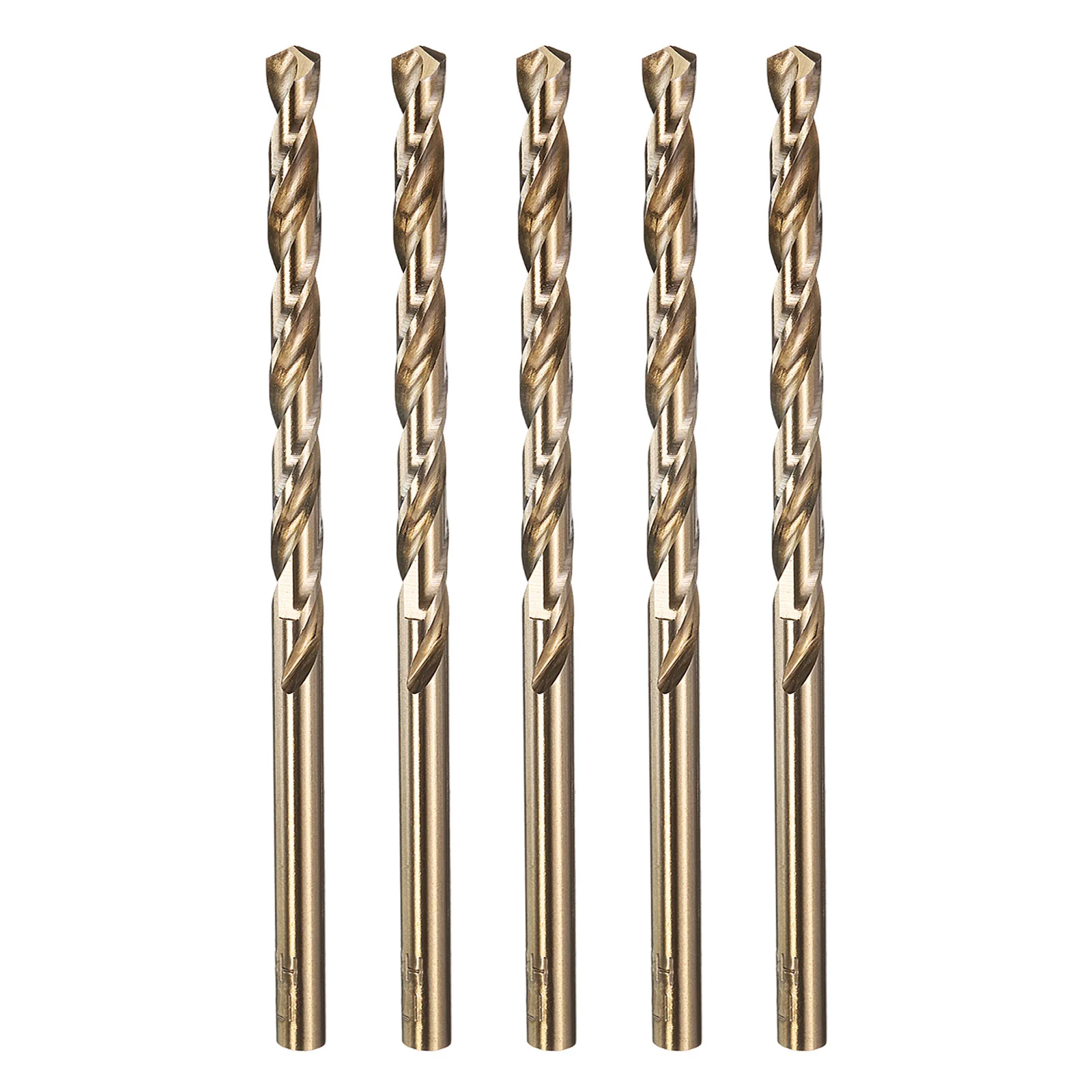 5pcs Drill Bit - #15 4341 HSS Gold Woodworking Handicraft