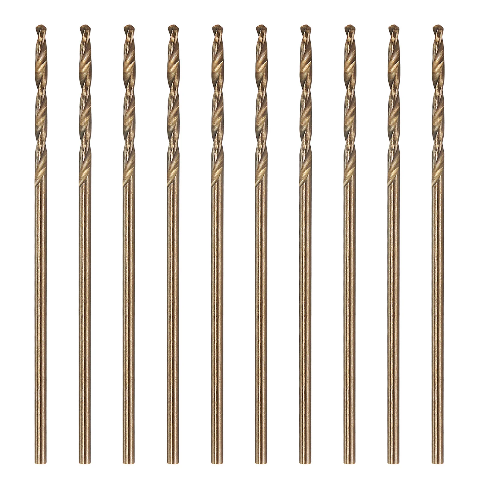 10pcs Drill Bit - #59 4341 HSS Gold Woodworking Handicraft