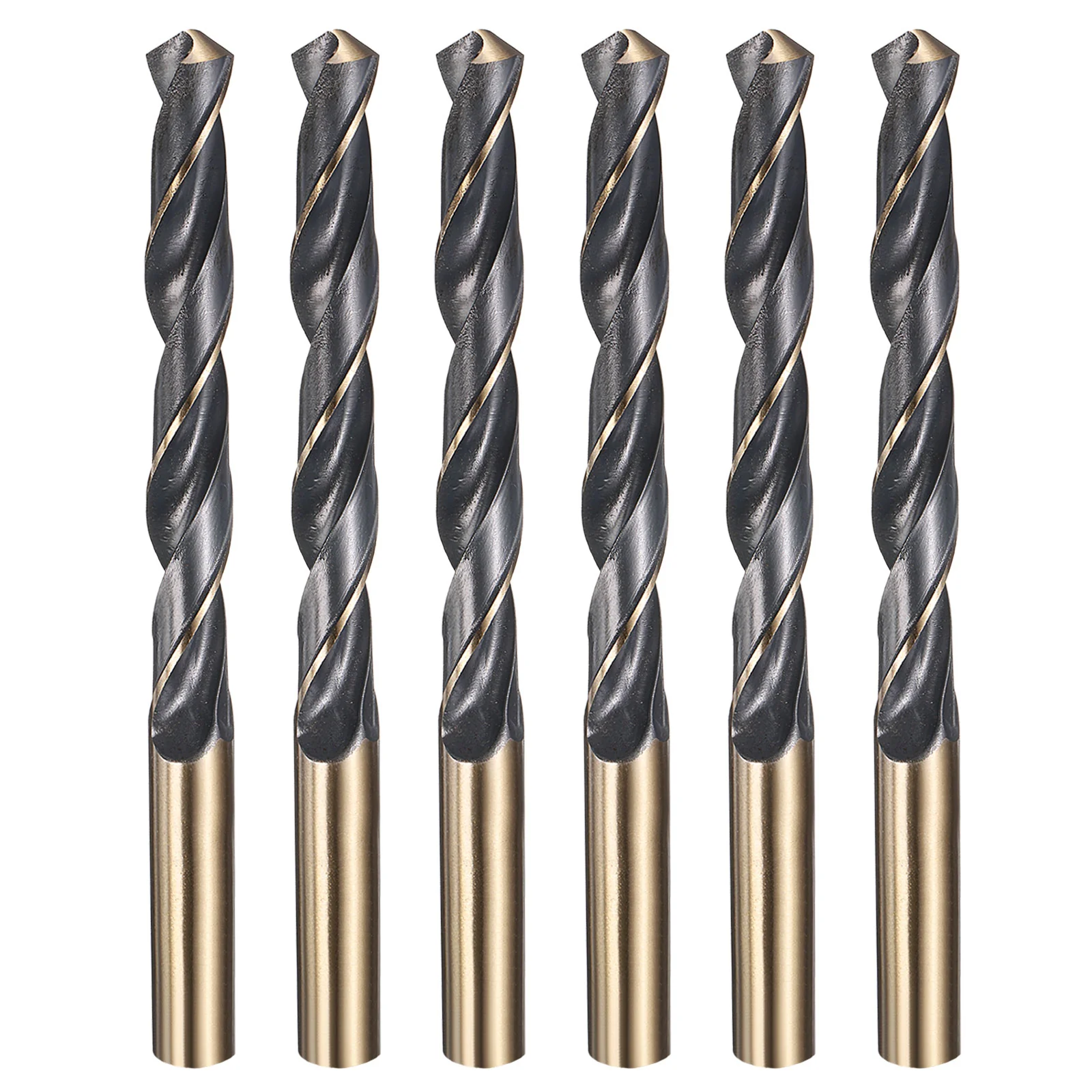 6pcs Drill Bit - 12.5mm 4341 HSS Black Gold Woodworking Handicraft