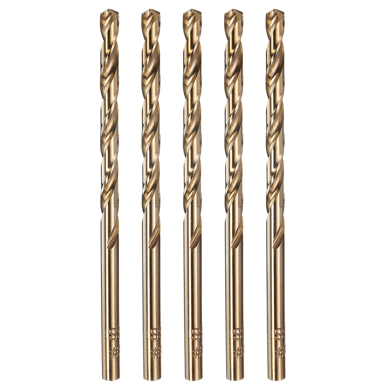 5pcs Drill Bit - #23 4341 HSS Gold Woodworking Handicraft