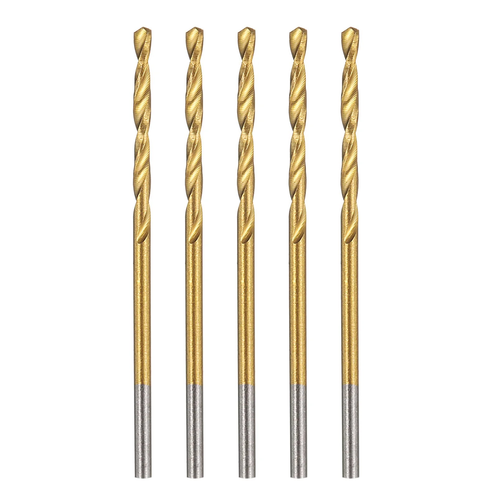 5pcs Drill Bit - 1.3mm HSS Cobalt TiN for Woodworking Handicraft Use