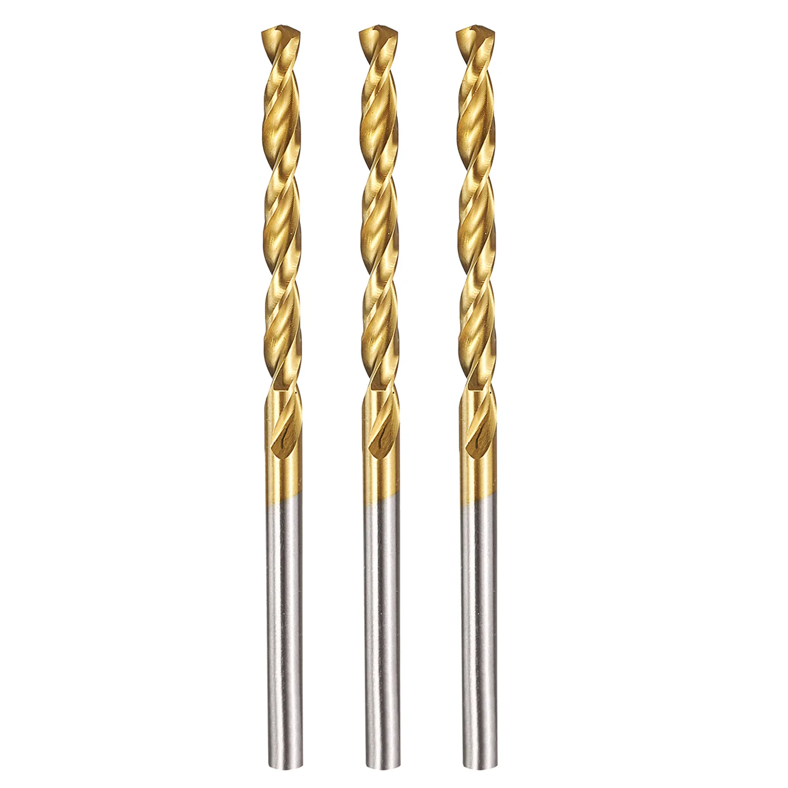 3pcs Drill Bit - 3.5mm HSS Cobalt TiN for Woodworking Handicraft Use