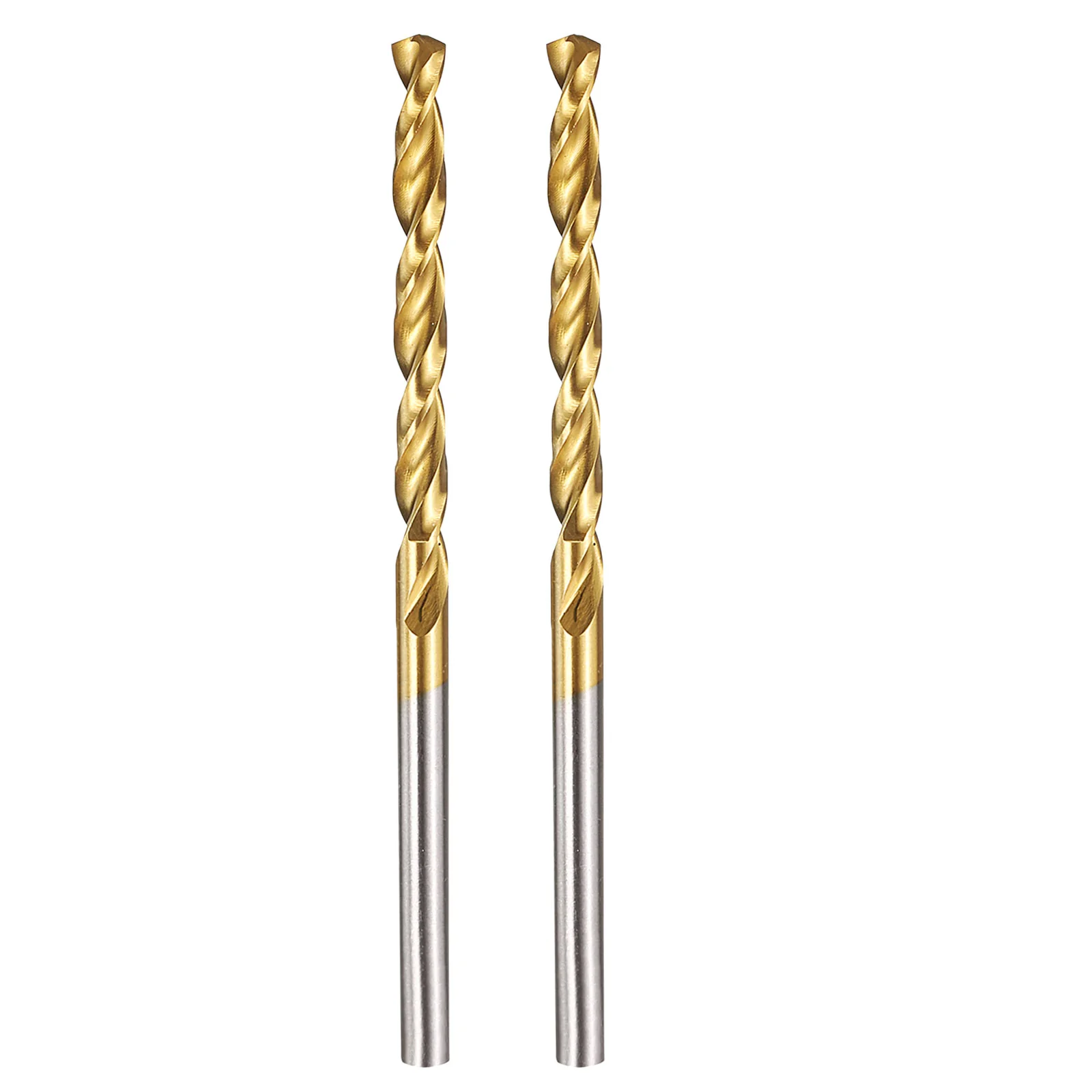 2pcs Drill Bit - 3.8mm HSS Cobalt TiN for Woodworking Handicraft Use