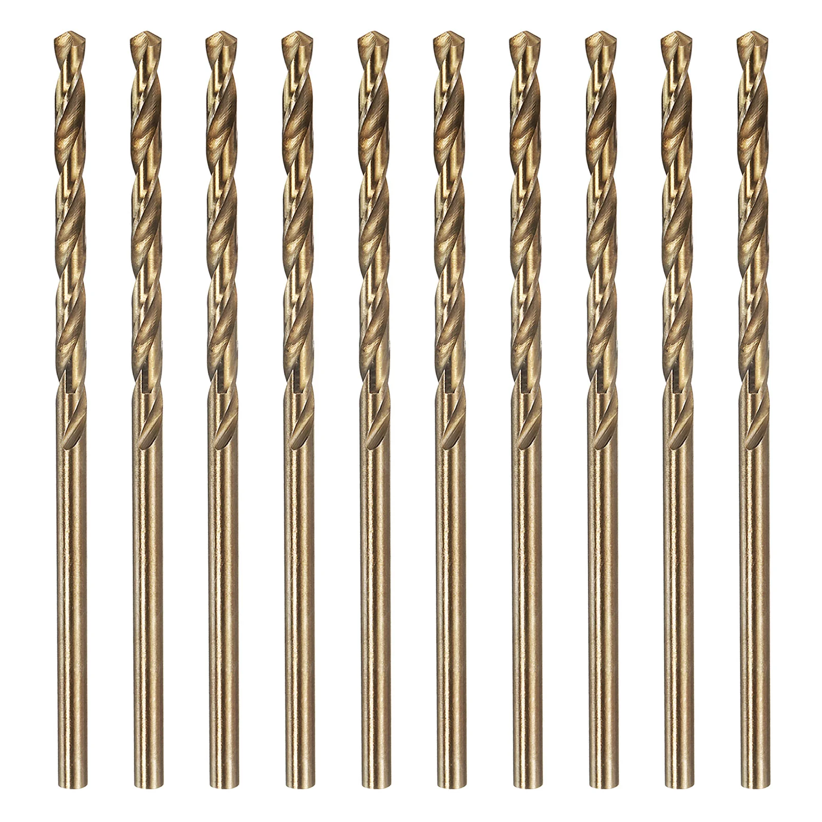 10pcs Drill Bit - #33 4341 HSS Gold Woodworking Handicraft