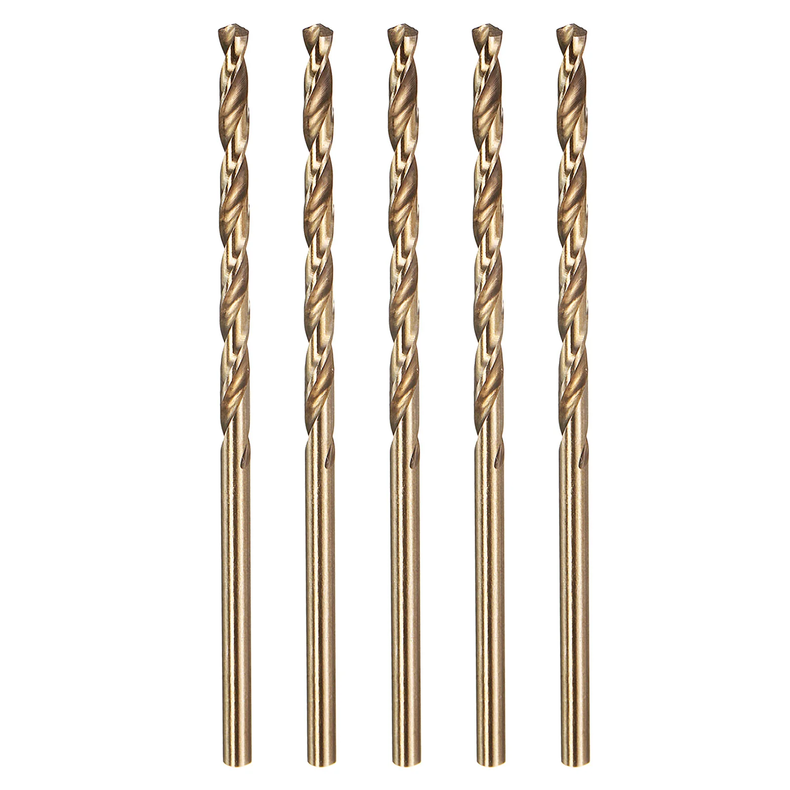5pcs Drill Bit - #38 4341 HSS Gold Woodworking Handicraft