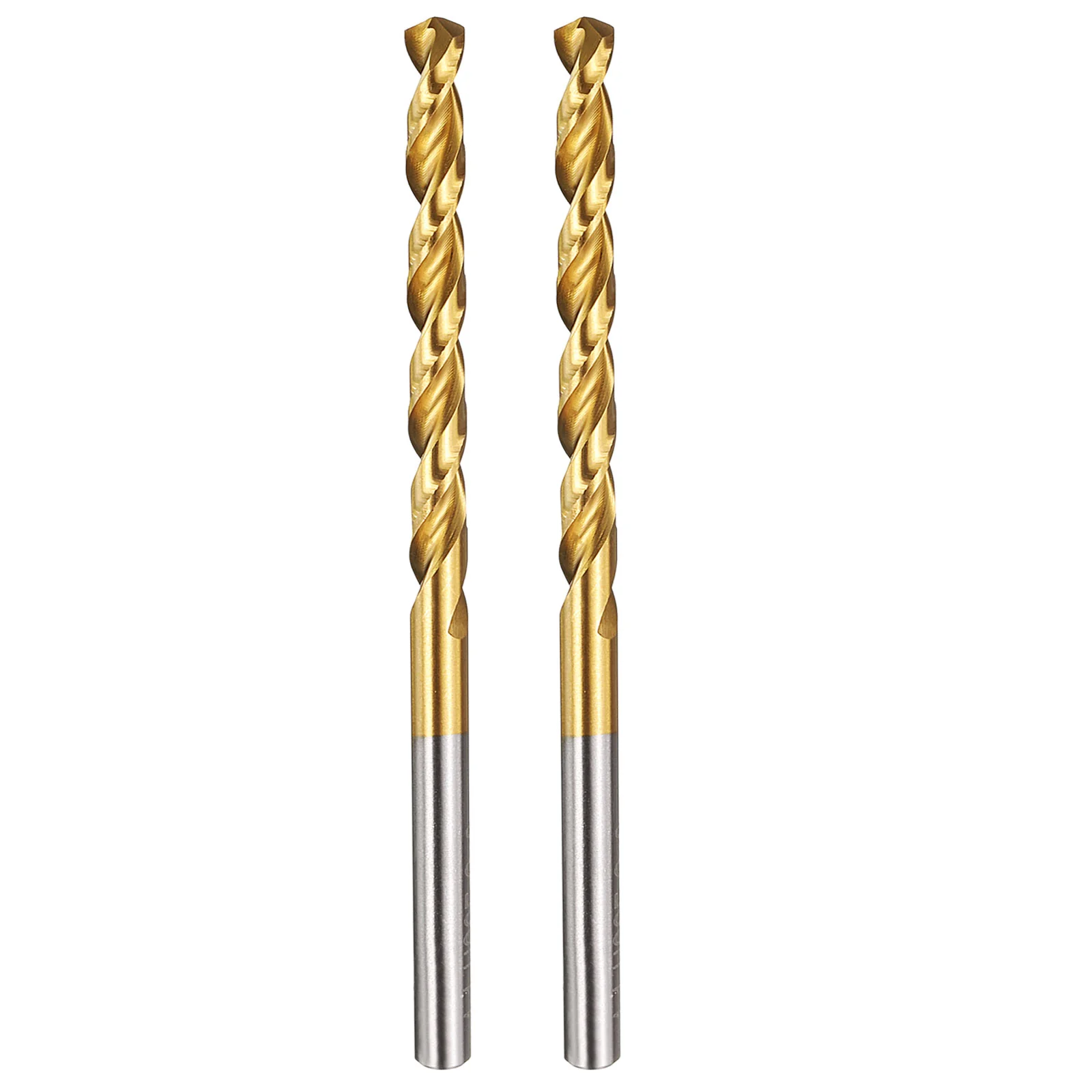 2pcs Drill Bit - 4.1mm HSS Cobalt TiN for Woodworking Handicraft Use