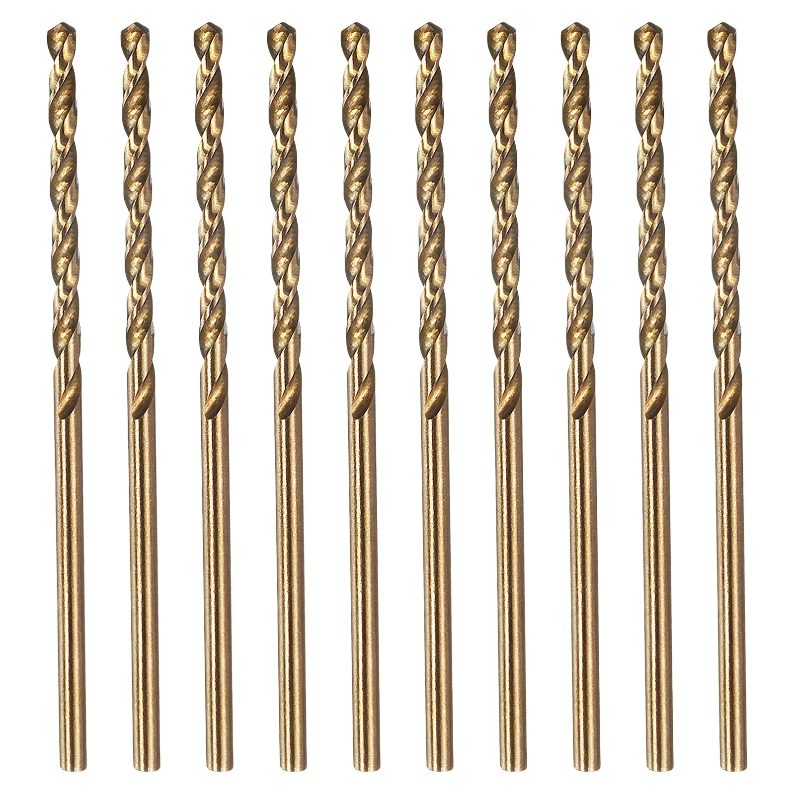 10pcs Drill Bit - #45 4341 HSS Gold Woodworking Handicraft