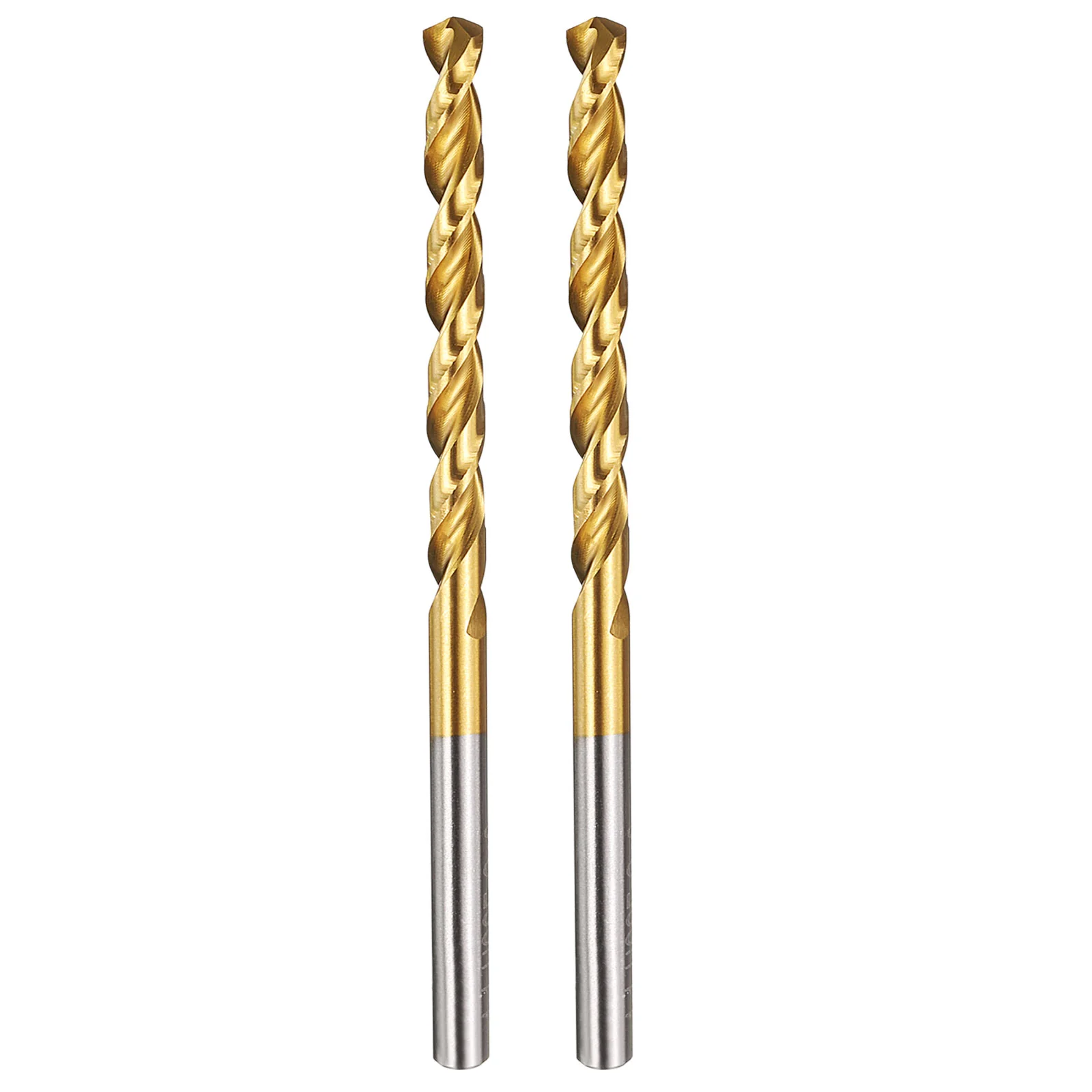 2pcs Drill Bit - 4.4mm HSS Cobalt TiN for Woodworking Handicraft Use