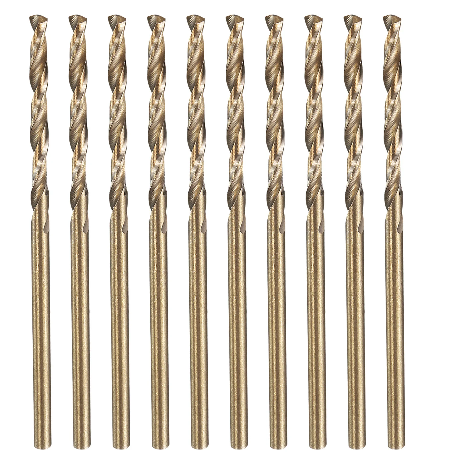 10pcs Drill Bit - 2.5mm 4341 HSS Black Gold Woodworking Handicraft