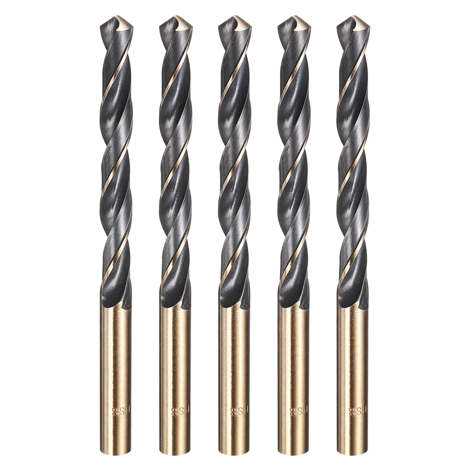 5pcs Drill Bit - 10.5mm 4341 HSS Black Gold Woodworking Handicraft