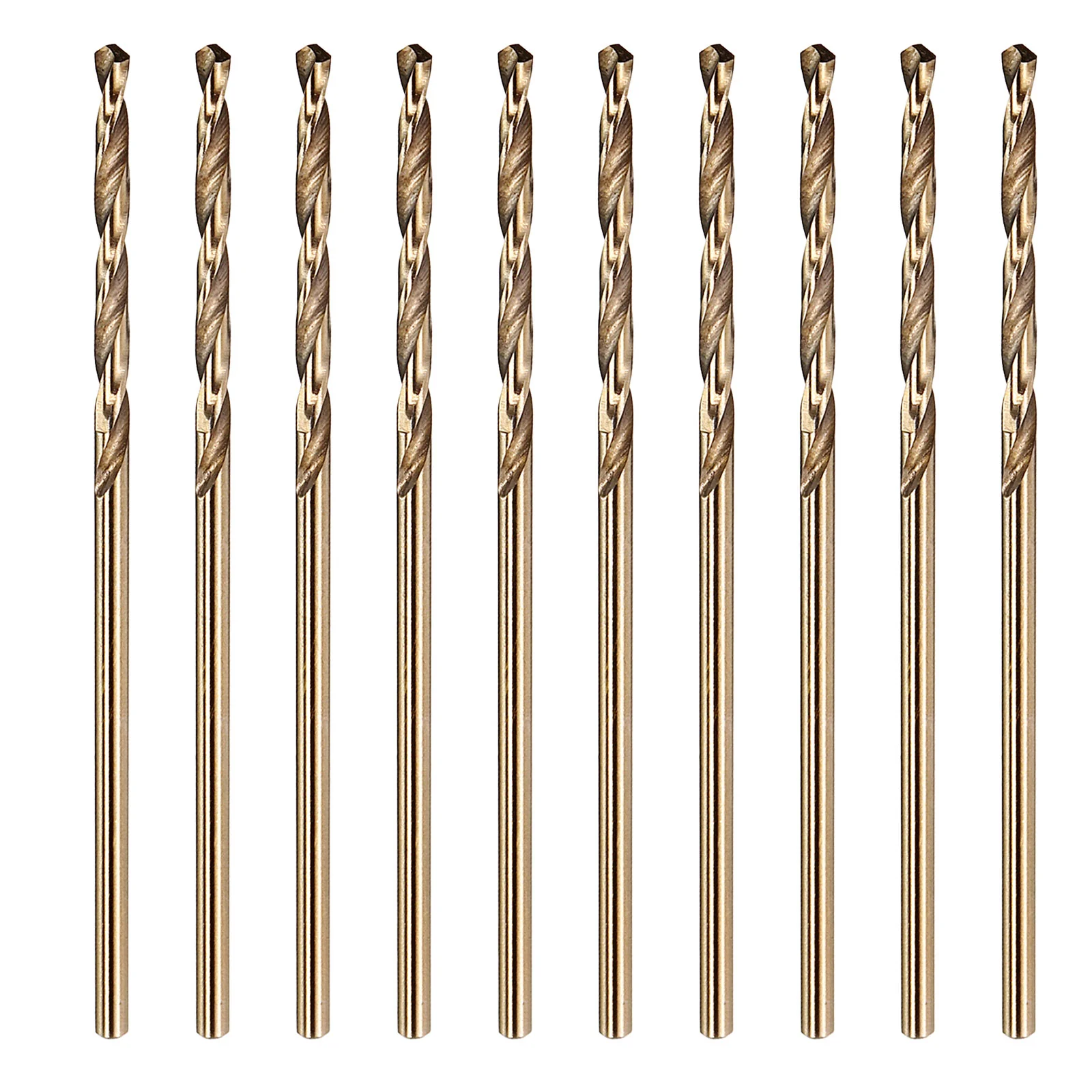 10pcs Drill Bit - #53 4341 HSS Gold Woodworking Handicraft